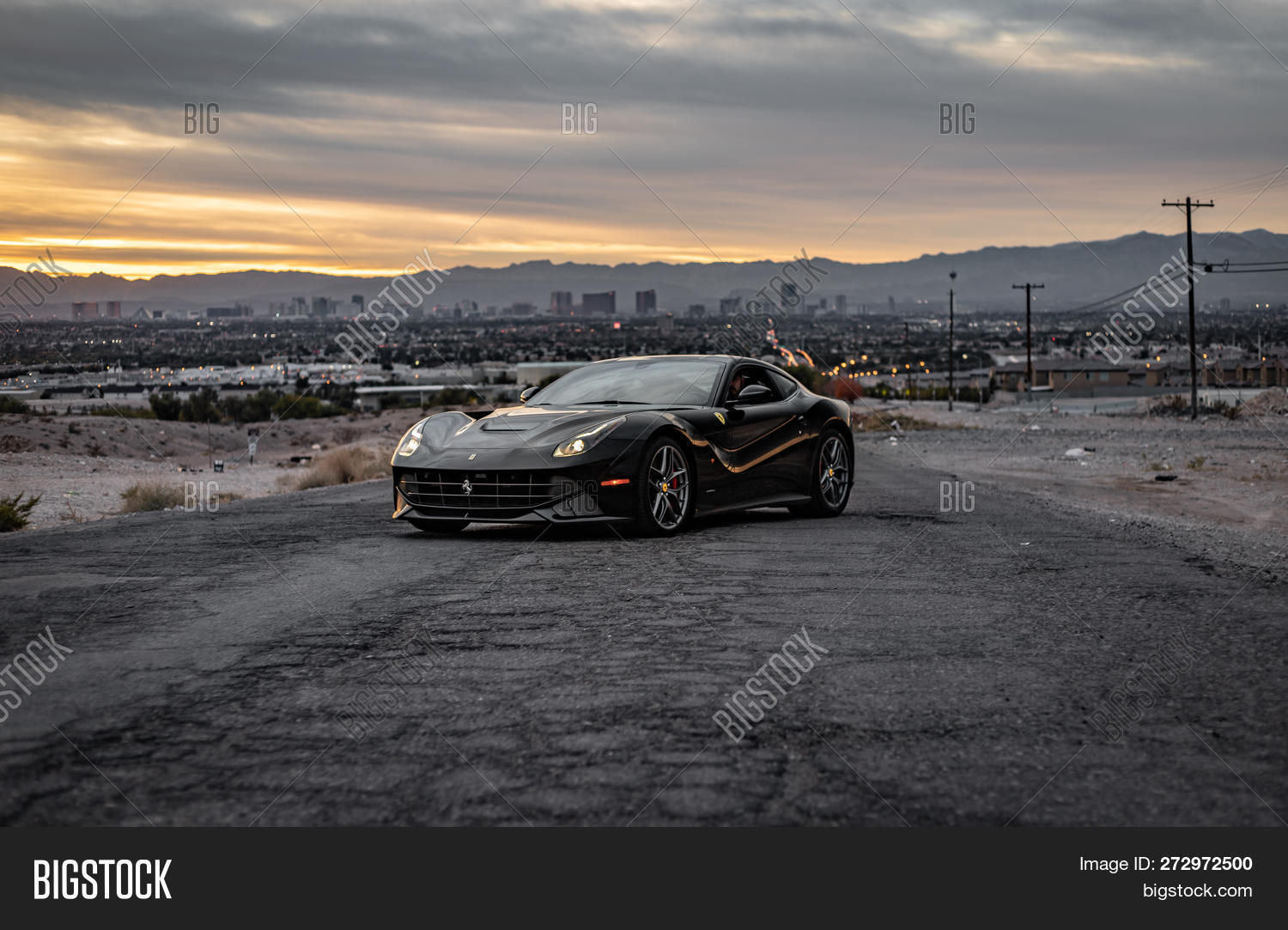 Wallpaper #de357 Matte Black Ferrari F430 Scuderia with Multi Layer Stripes Northwest