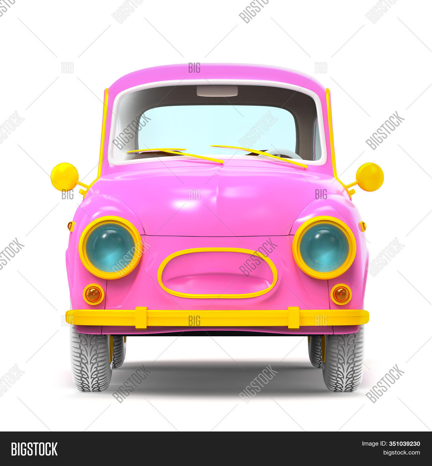 Wallpaper #60421 Yellow Mini Car Cartoon Vector Illustration 1910070 Vector Art at Vecteezy