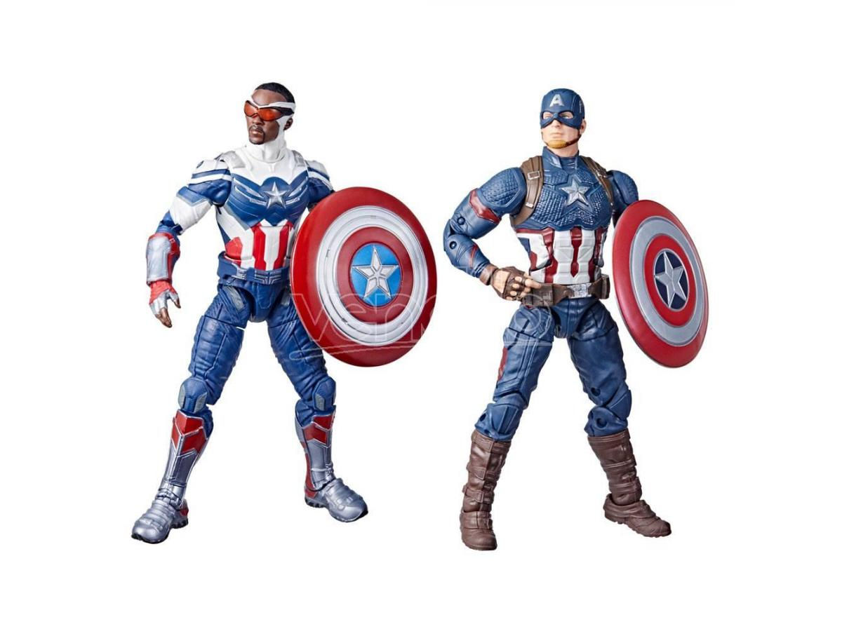 Wallpaper #y6n8iZcBxbDgA0RlTfAQ11 Hasbro Marvel Legends Action Figura 2 Pack 2022 Captain America Sam