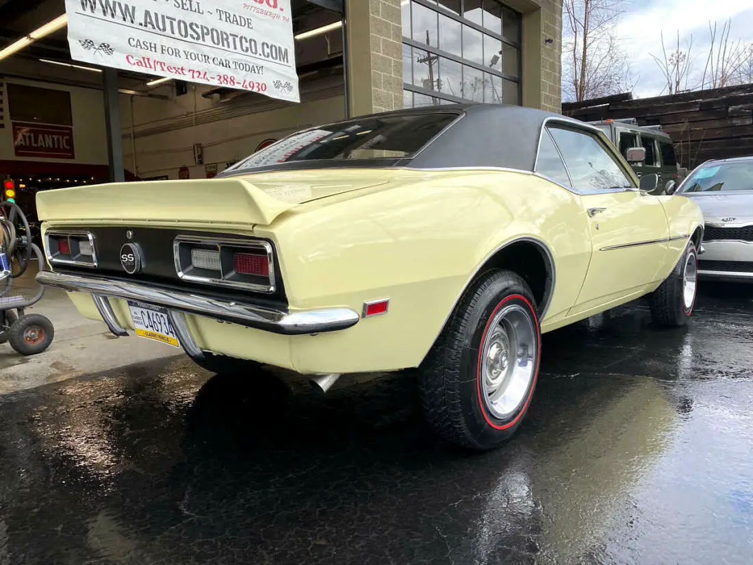 Wallpaper #XmhGGJMBSpphPi3-jxJS158 1968 Chevrolet Camaro True Ss 76250 Miles Butternut Yellow 350 V8