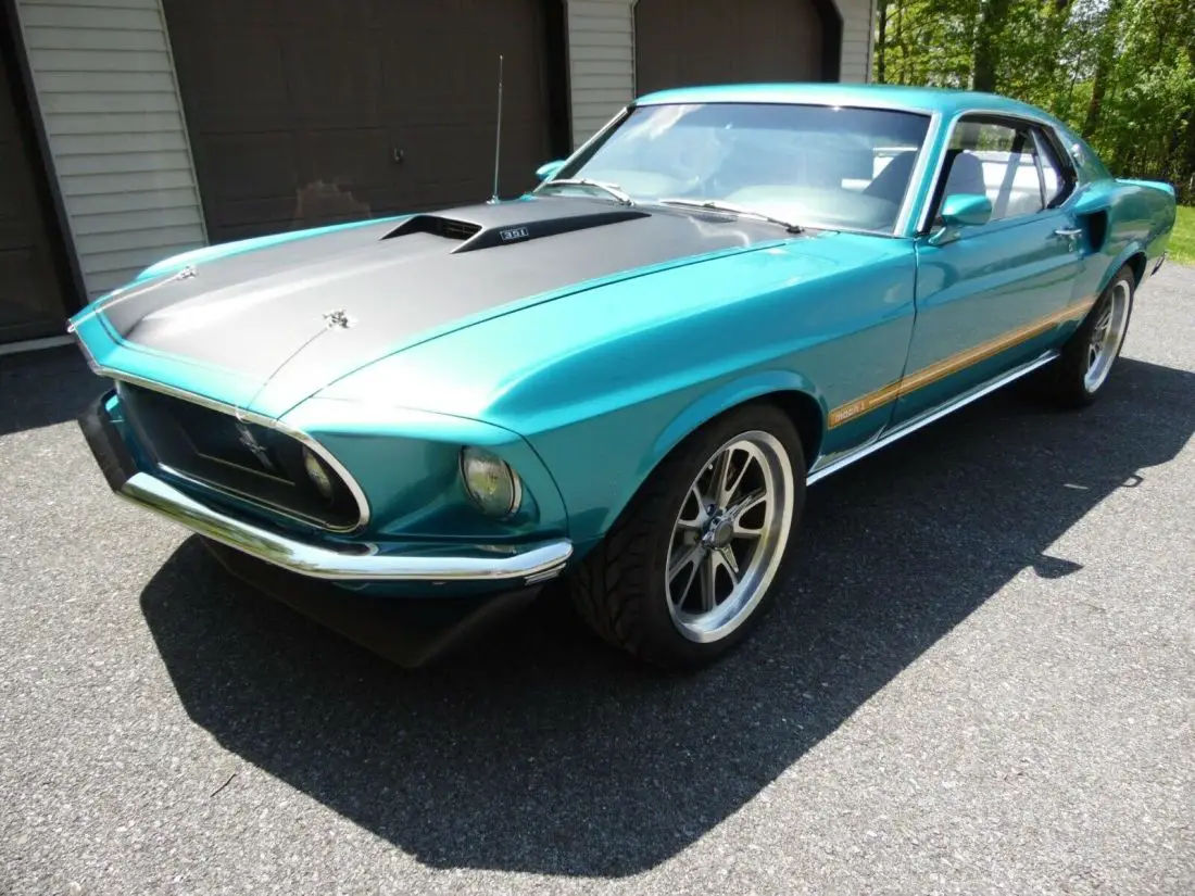 Wallpaper #S3TZ0Y4B_8f4nGFaw3Wd58 1969 Ford Mustang Mach 1 Coupe Blue Rwd Manual for Sale Ford Mustang