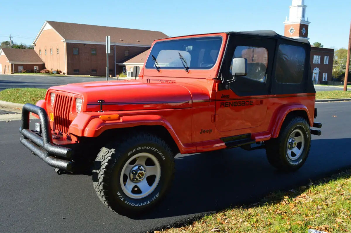 Wallpaper #TWhEFZMBSpphPi3-FQc3206 Fully Restored Jeep Wrangler with Renegade Package Like New Condition