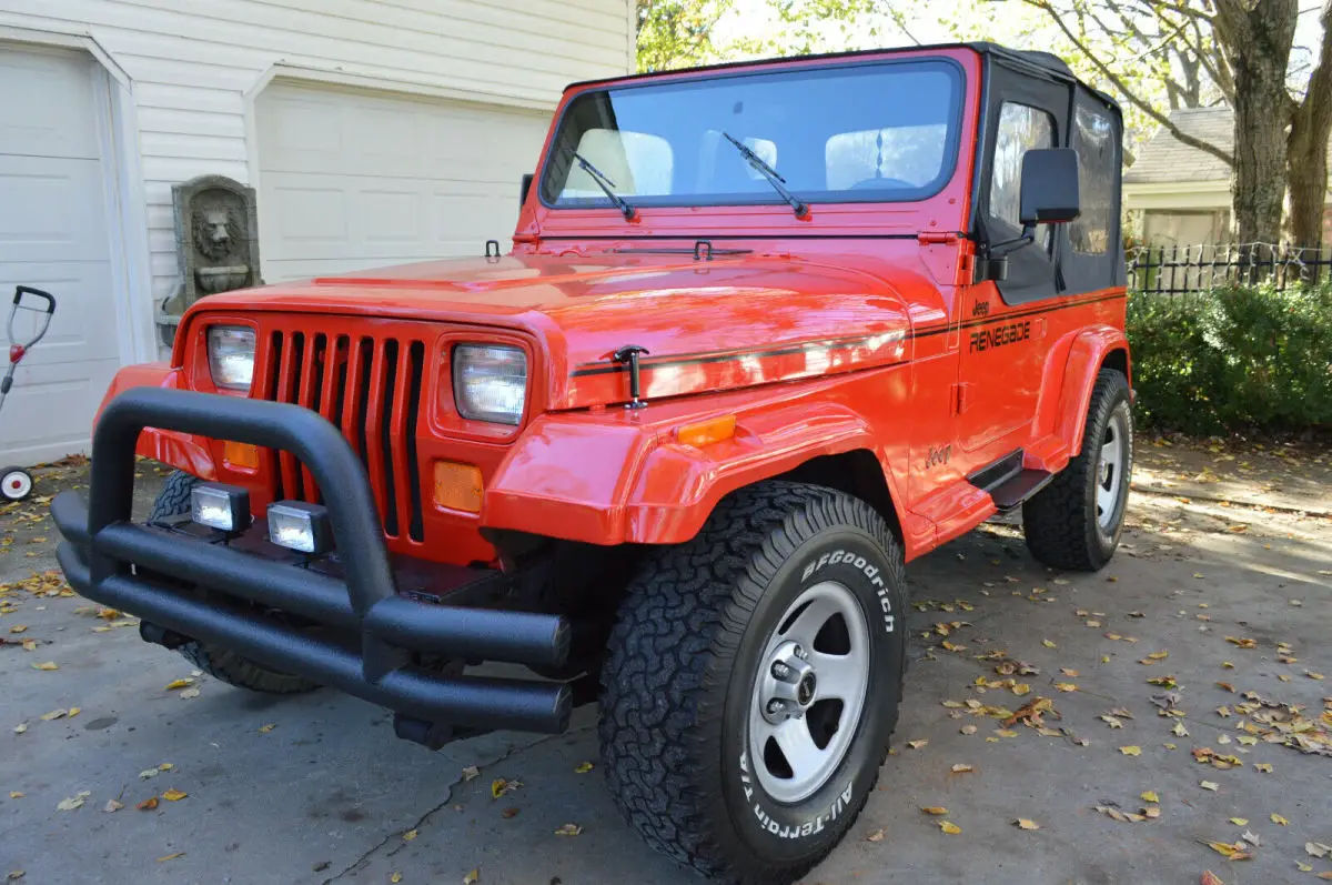 Wallpaper #TWhEFZMBSpphPi3-FQc3273 Fully Restored Jeep Wrangler with Renegade Package Like New Condition