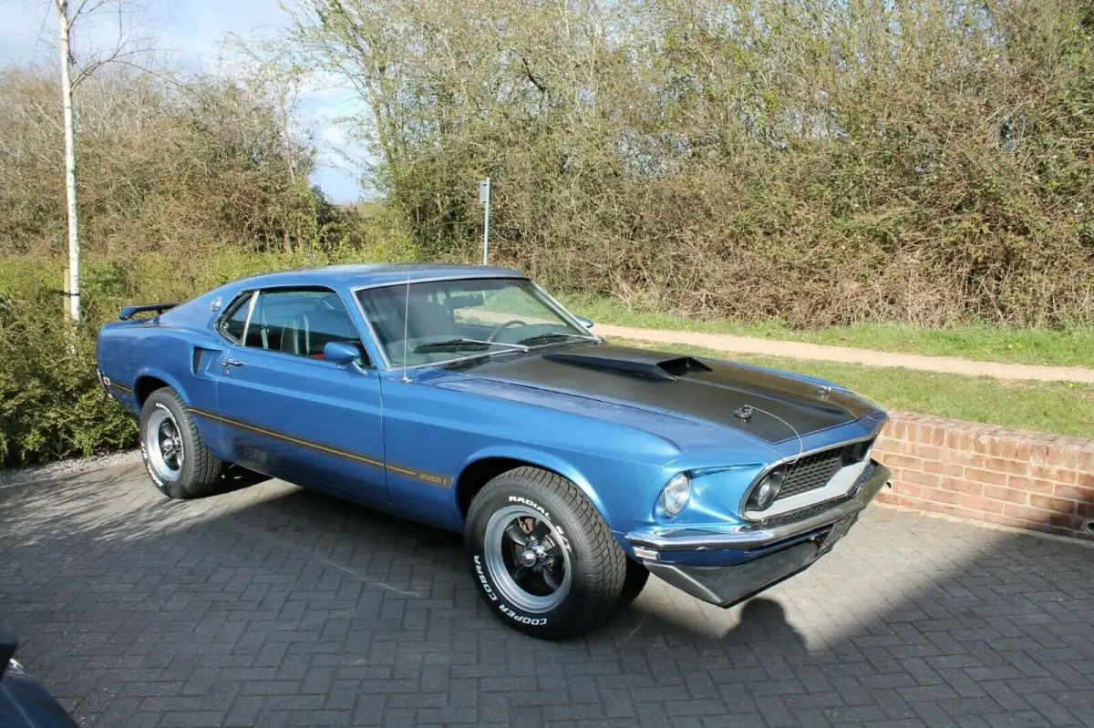 Wallpaper #S3TZ0Y4B_8f4nGFaw3Wd29 1969 Mustang Mach 1 Acapulco Blue Automatic 351 for Sale Ford Mustang