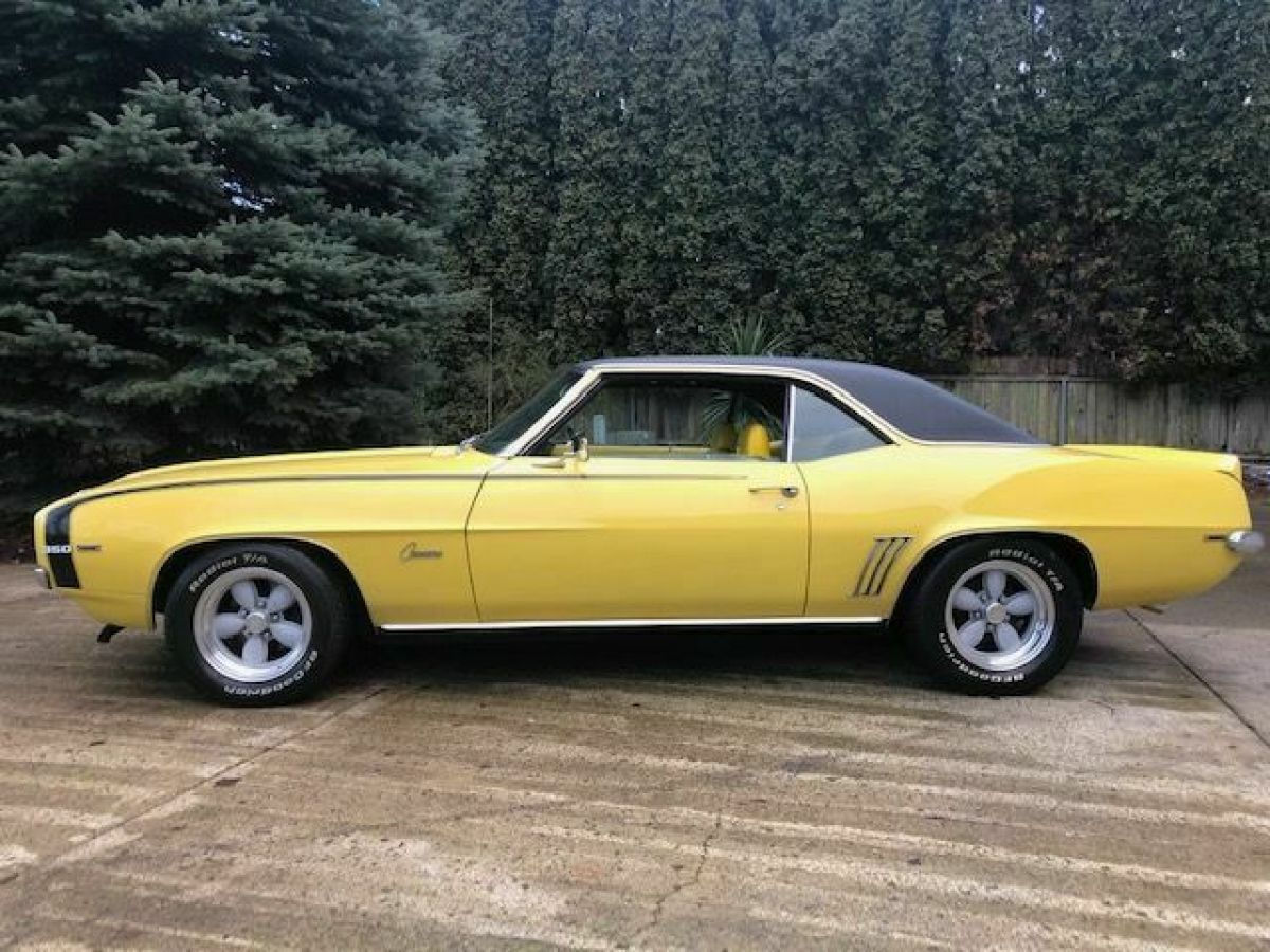 Wallpaper #bhkfHY8BtGB6xQ78R3Ye38 1969 Chevrolet Camaro Rare Daytona Yellow on Yellow All Numbers