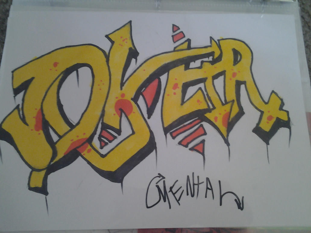 Wallpaper #62cCAJMBSpphPi3-06SW145 Graffiti Joker by Cmathis92 on Deviantart