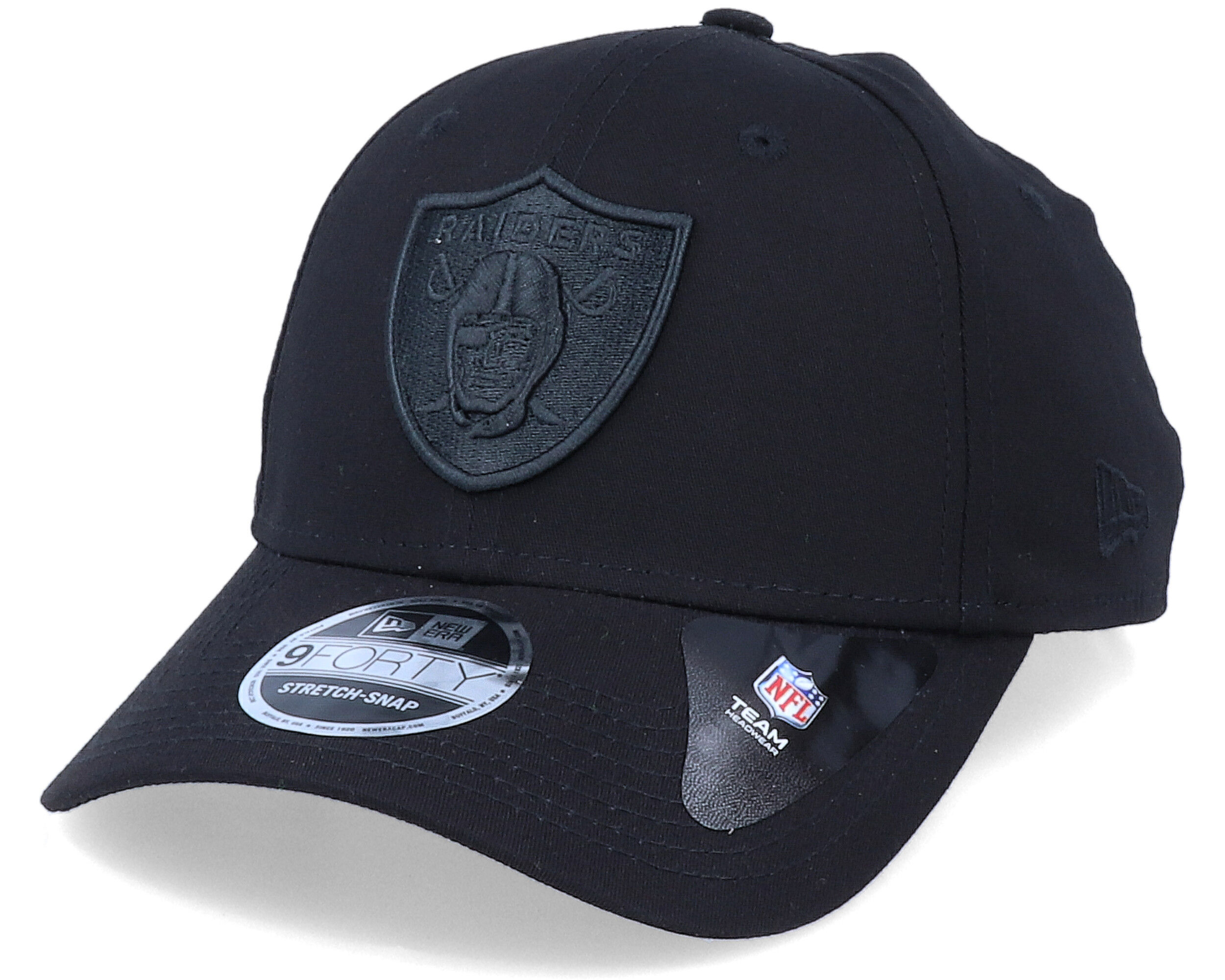 Wallpaper #sWerDZMBSpphPi3-zuYY219 Oakland Raiders Black on Black 9forty Black Adjustable New Era Cap