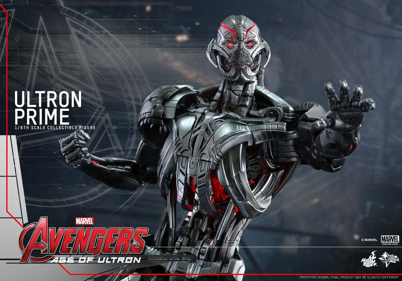 Wallpaper #QmenApMBSpphPi3-VLA4268 Avengers Lere Dultron Hot Toys Devoile Sa Figurine Ultron Prime