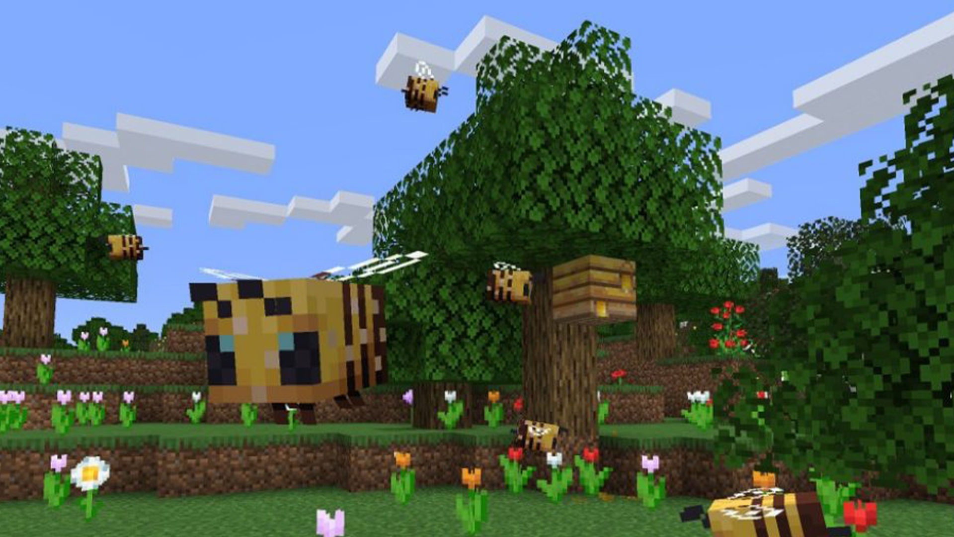 Wallpaper #VRmVDo8BtGB6xQ78a1q146 Minecraft Bees Th Atsit