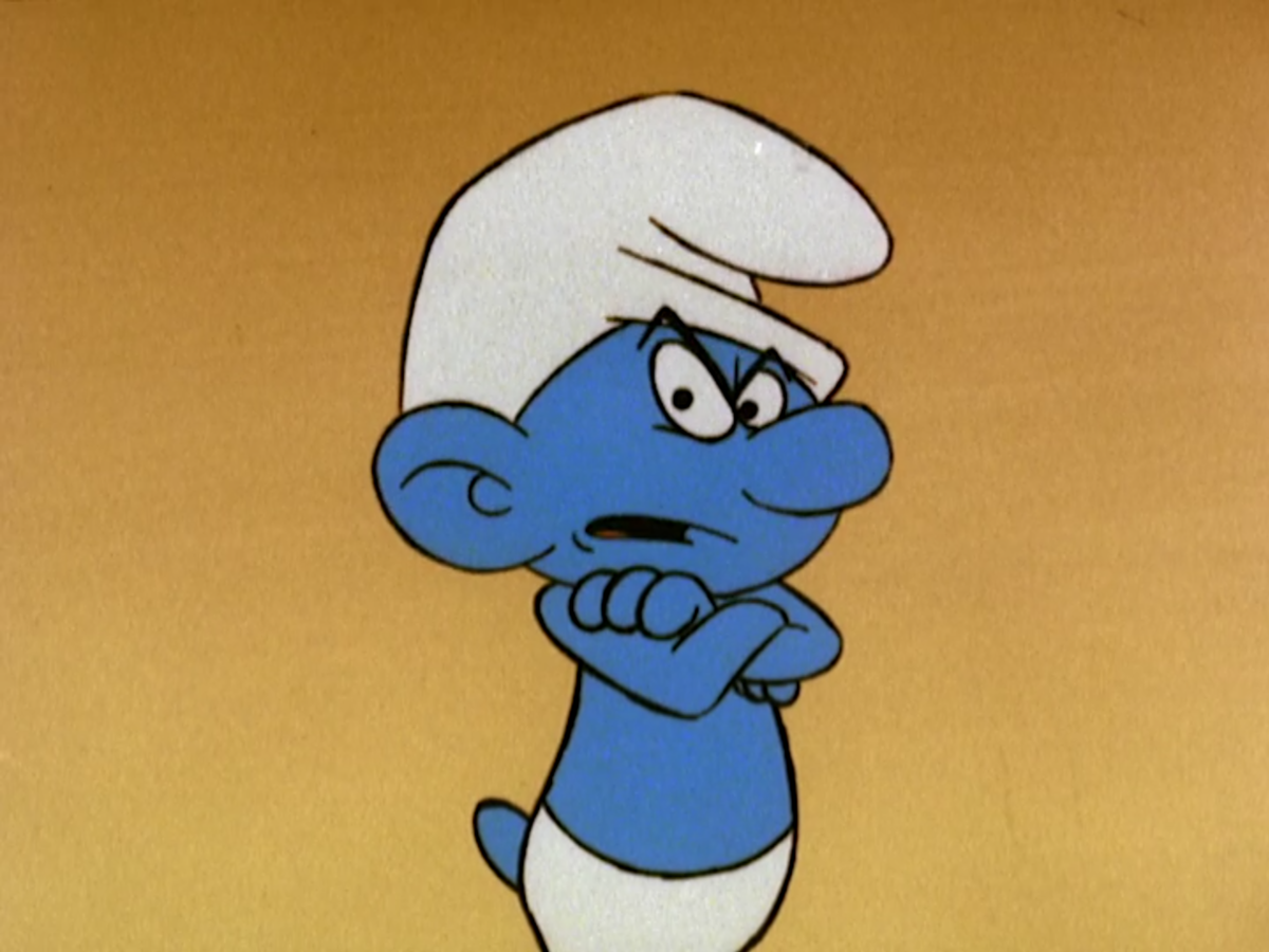 Wallpaper #jmdi6pIBSpphPi3-iEY-0 Grouchy Smurf Hanna Barbera Wiki