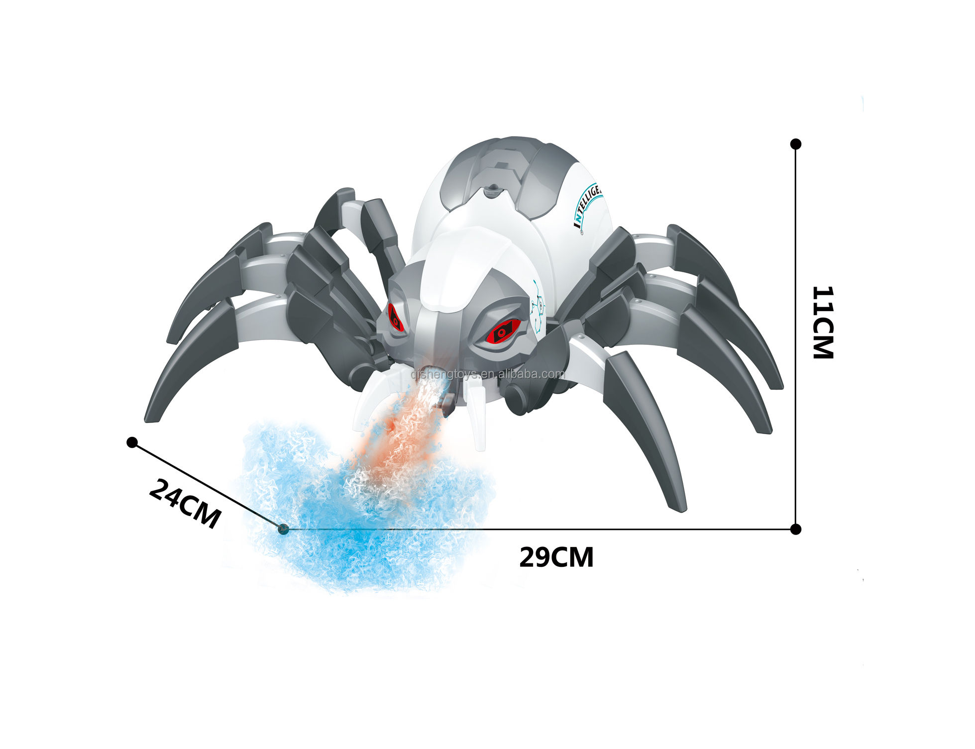 Wallpaper #CfQhOpMBKFX8bn3r83gp77 Simulation Toy Animal Remote Control Mechanical Spray Spider with Light