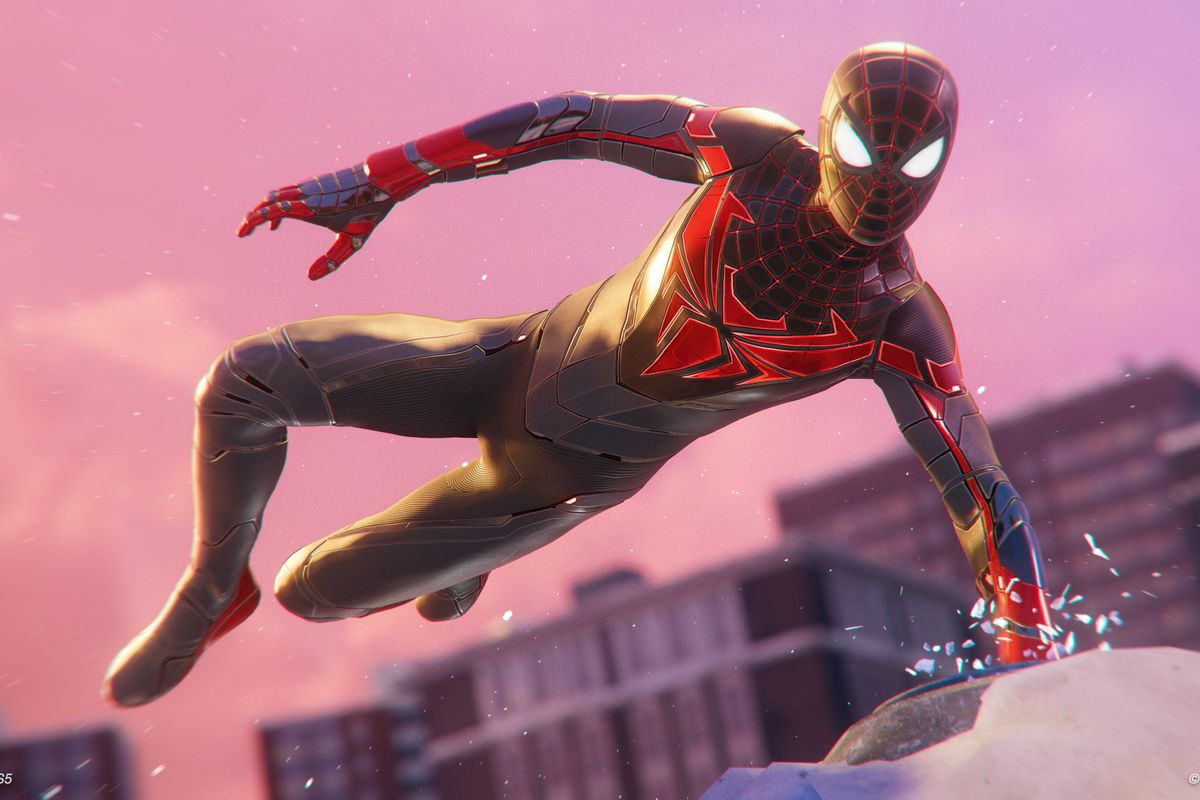 Wallpaper #dB2oLZMBlOZrFDOk69GH123 Spider Man Miles Morales Update Adds Advanced Suit Muscles Polygon