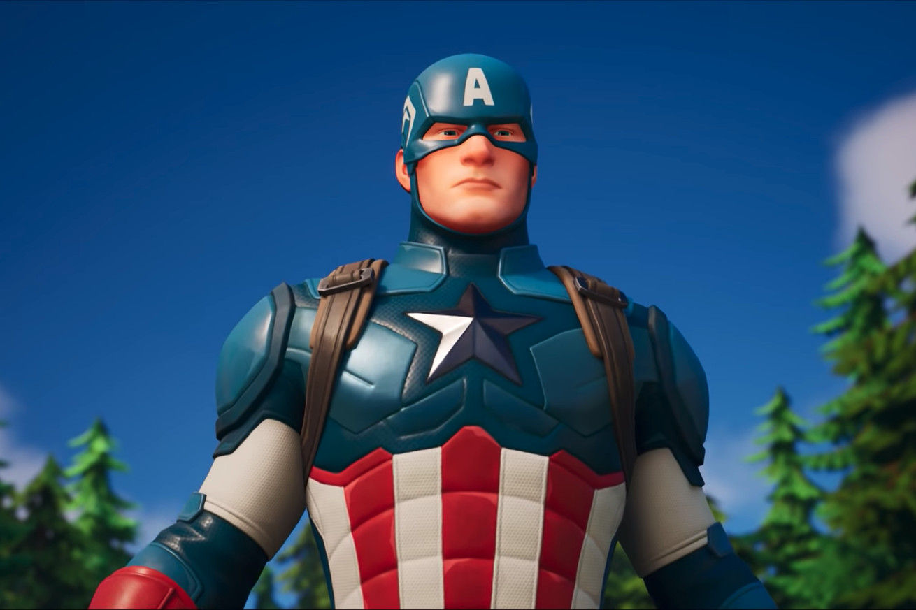 Wallpaper #vXQxwo4B_8f4nGFaWG6c26 Captain America is Now in Fortnite Stips