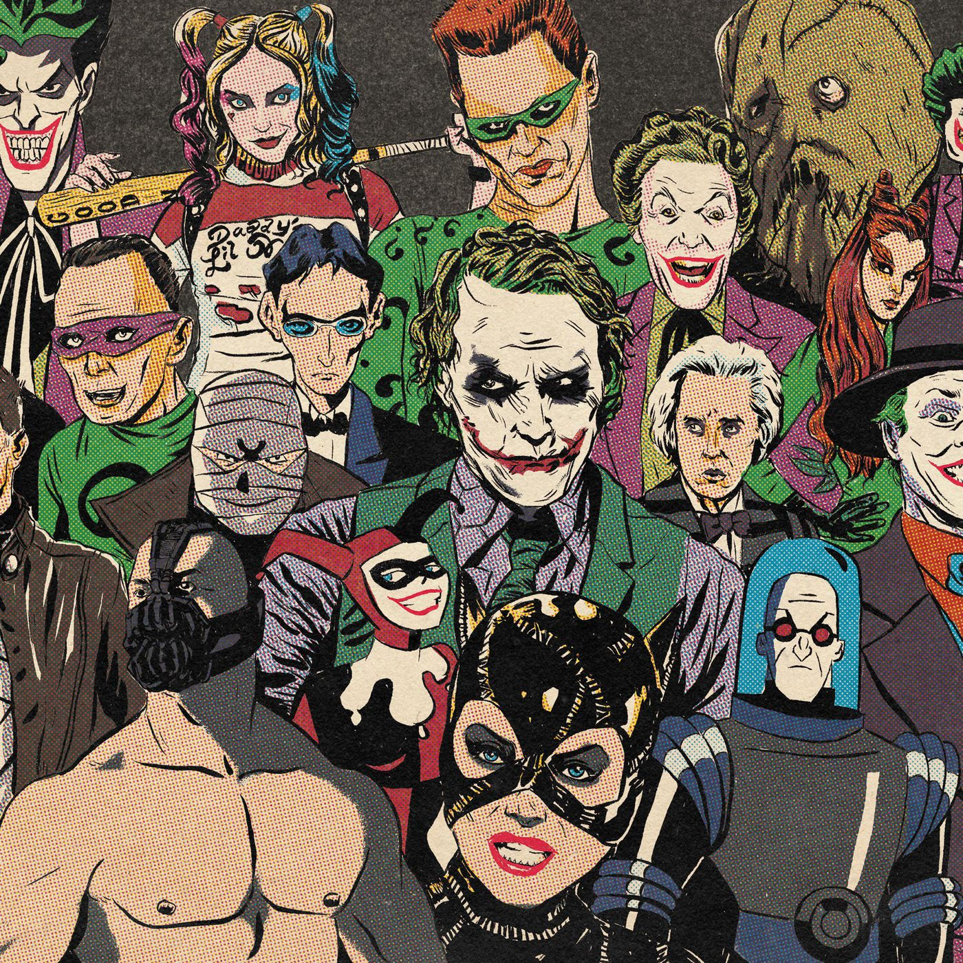 Wallpaper #5Gc255IBSpphPi3-LTZQ92 Batman Animated Series Villains