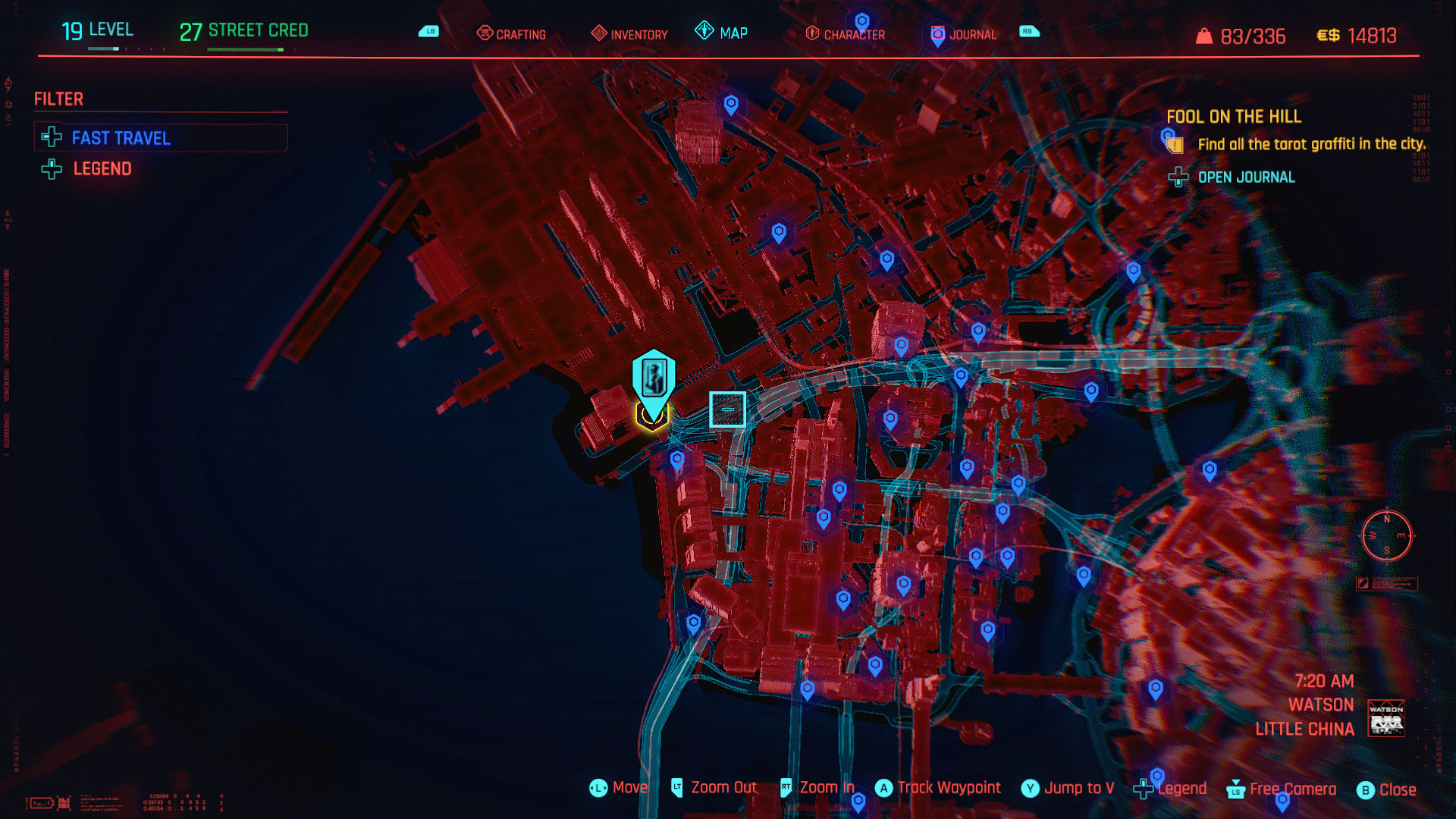 Wallpaper #ZGfJ5ZIBSpphPi3-TDGz158 Cyberpunk 2077 Tarot Cards Locations Map Finding All Tarot Cards and