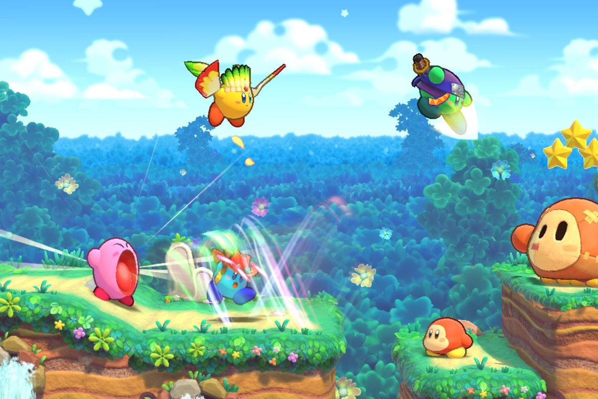 Wallpaper #W2c4_JIBSpphPi3-KZeF182 Kirbys Return to Dream Land Deluxe is a Switch Game for All Ages Polygon