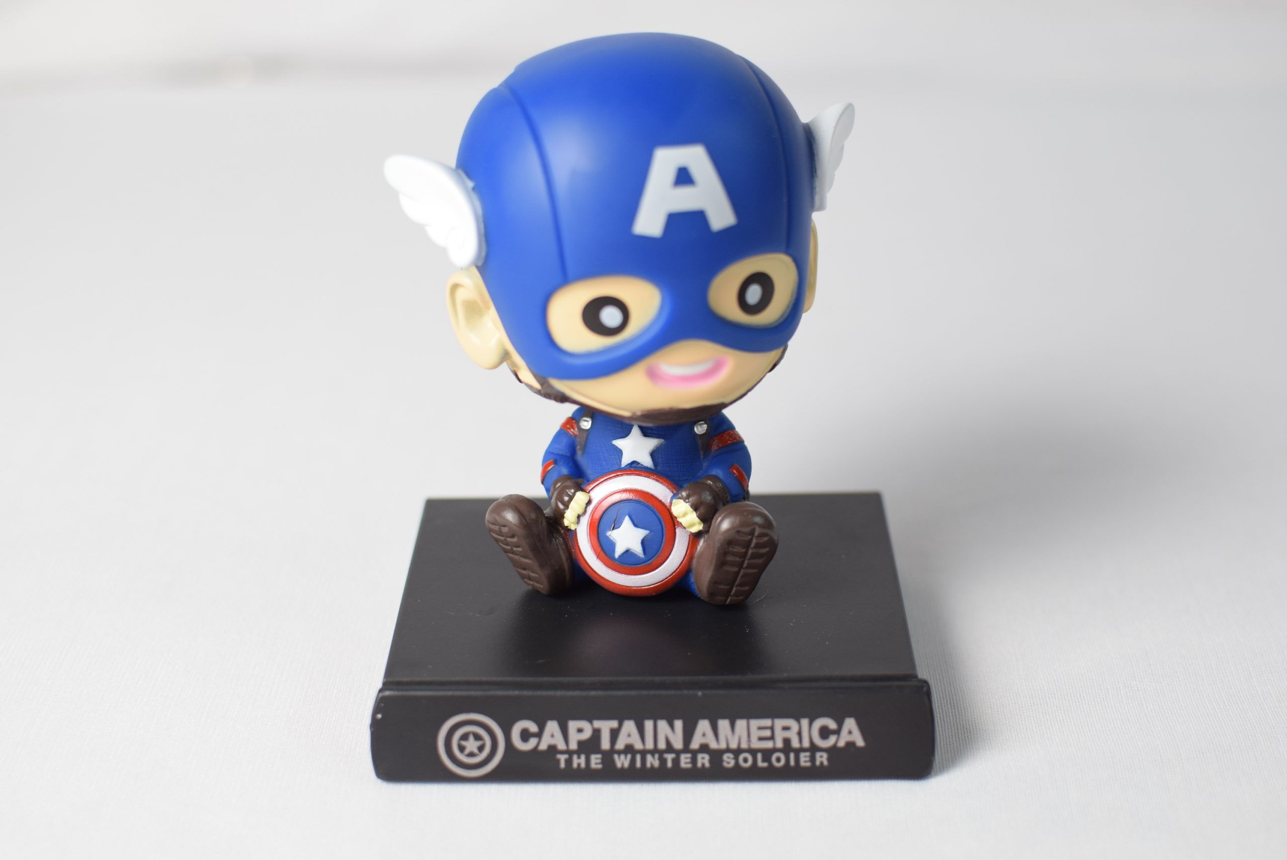 Wallpaper #a1I-NpMBMJD5Jq7_9wmI36 Captain America Bobble Head Super Hero Limited Edition with Mobile