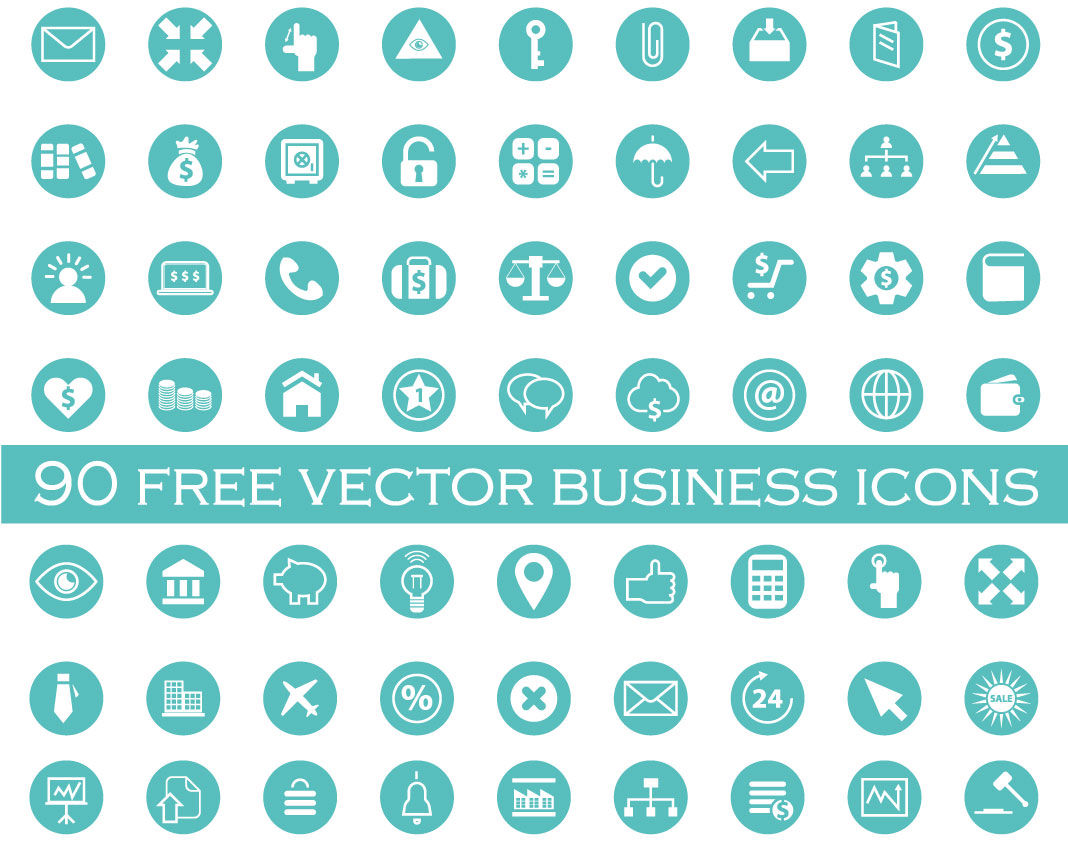 Wallpaper #gGdQ7pIBSpphPi3-YVxF28 90 Free Vector Business Icons Vector Freebies Illustrator Tutorials