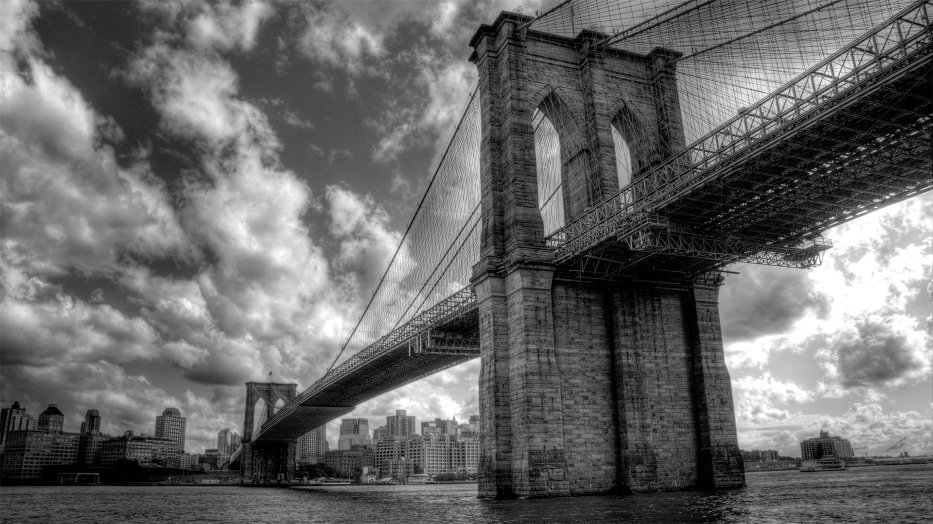 Wallpaper #66e34 Brooklyn Bridge in New York the Iconic Crossing Between Manhattan and