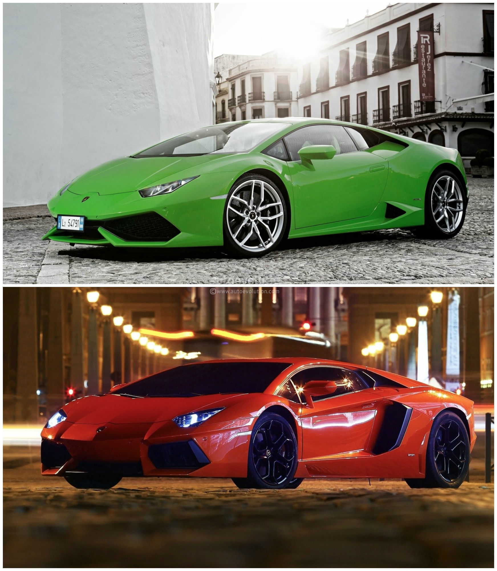 Wallpaper #BGer95IBSpphPi3-Woe854 Lamborghini Comparison Huracan vs Aventador Autoevolution