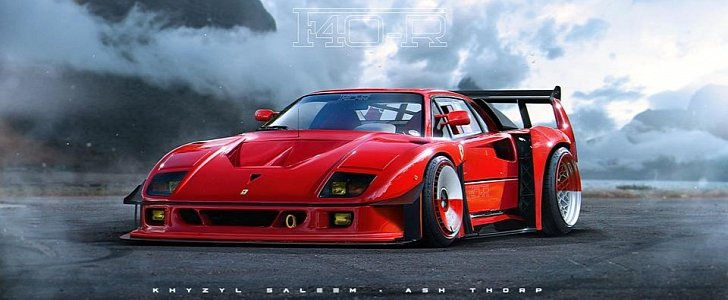 Wallpaper #Q7nI3pIBJvJKYCmEKgfX137 Ferrari F40 R Rendered Whats Even More Hardcore Than an F40 Lm