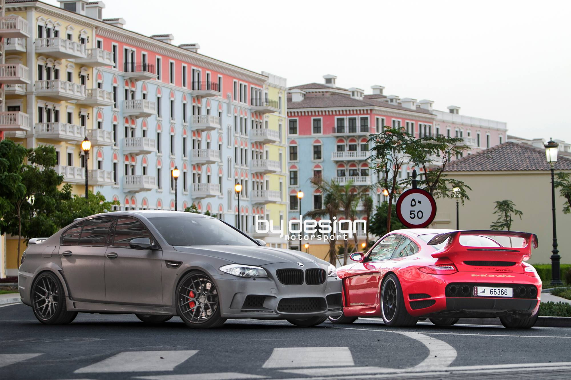 Wallpaper #zljYM5MBzN9vxX34oDkx243 Custom BMW M5 Poses Next to a Porsche 911 Autoevolution