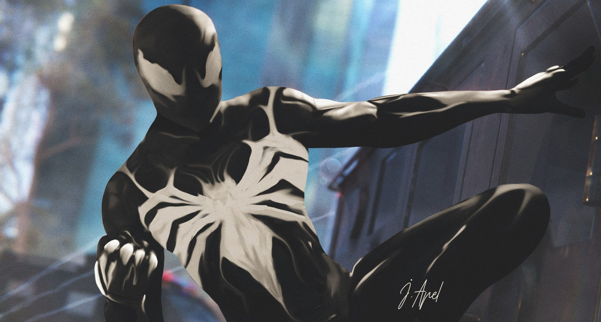 Wallpaper #fxkIGY8BtGB6xQ787nIG12 Spider Man vs Venom Arcy Wrogowie W Spider Man Miles Morales