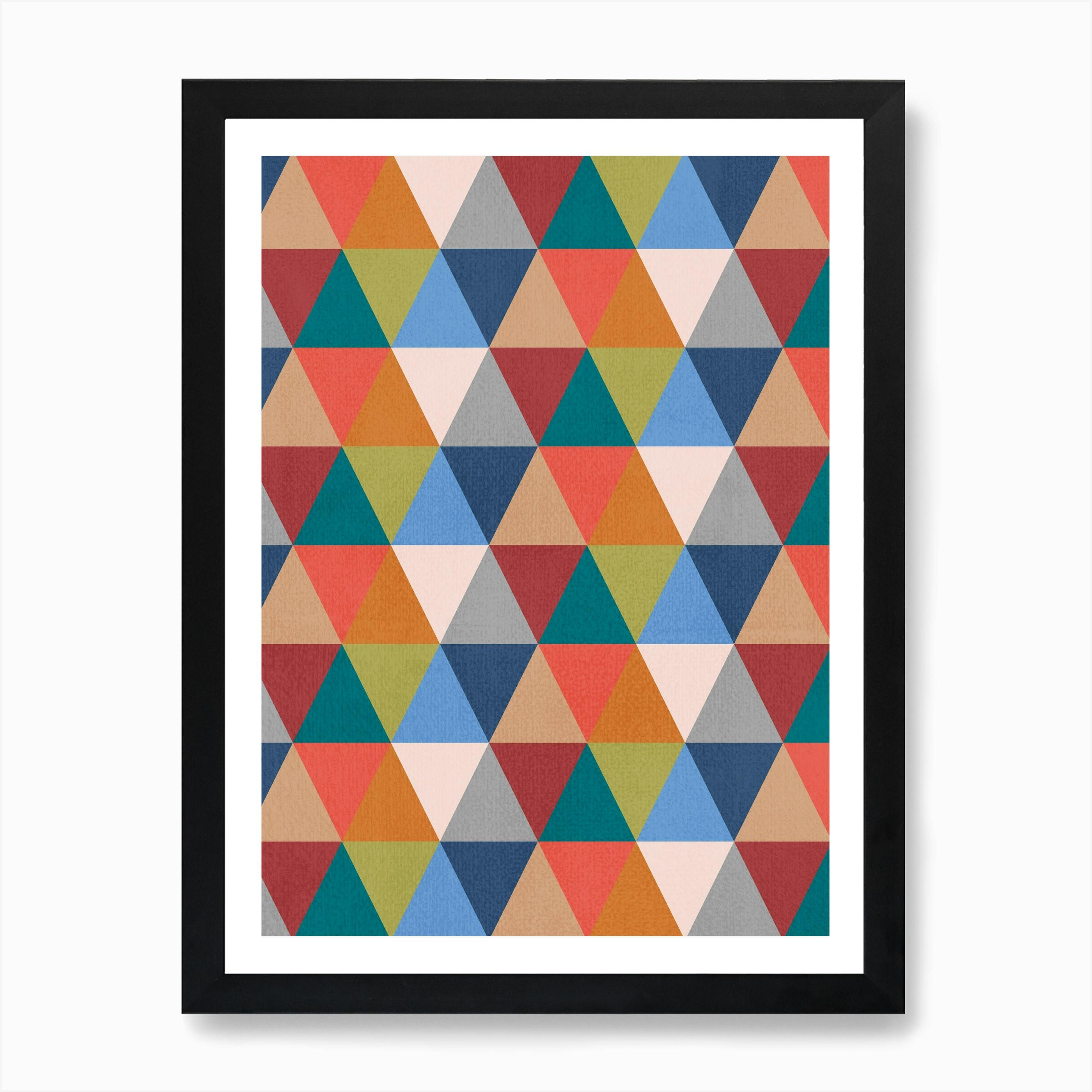 Wallpaper #W2ex7ZIBSpphPi3-OlmC24 Triangle Art Print Free Shipping Fy