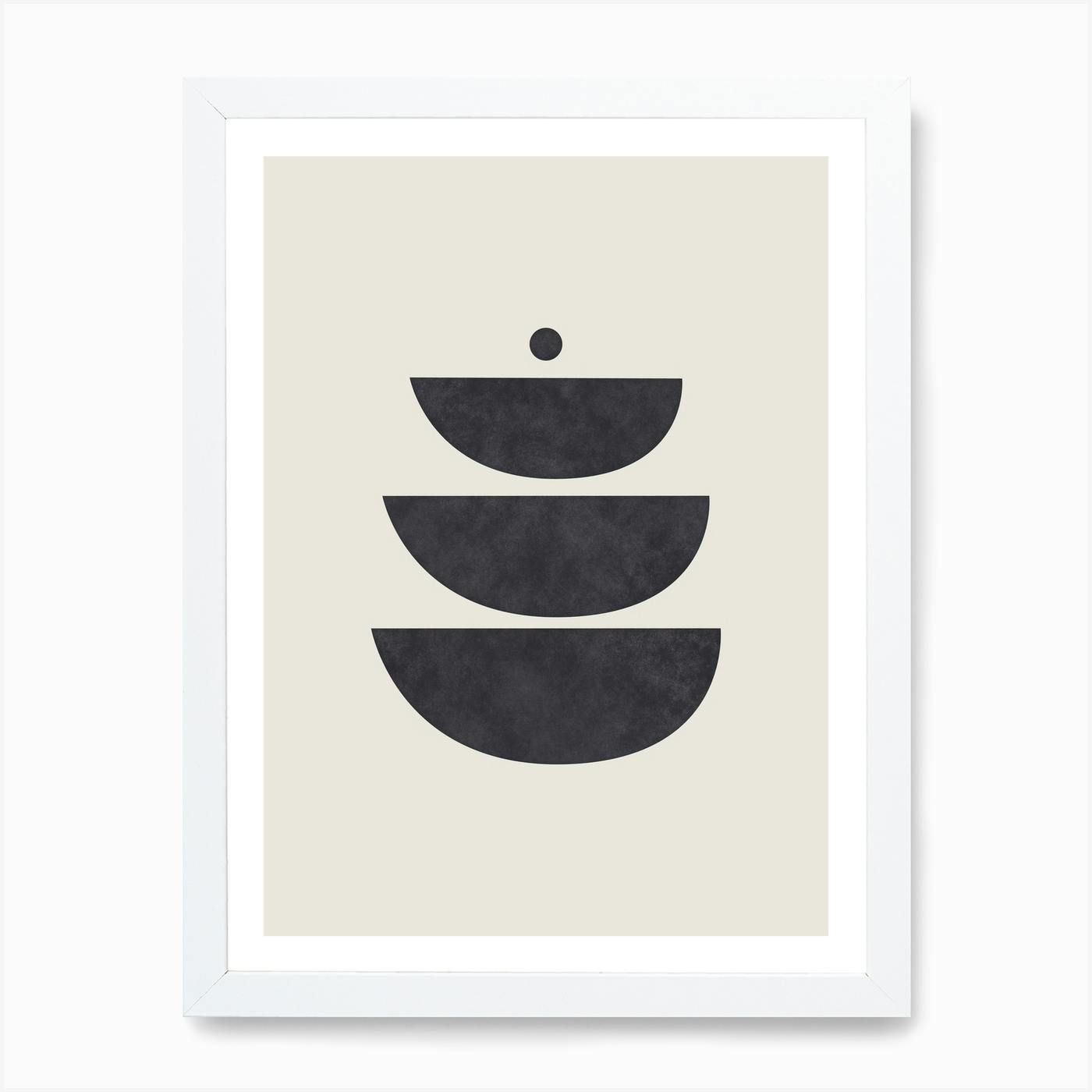 Wallpaper #52dQ-5IBSpphPi3-YpO8477 Abstract Circles Five Art Print by the Crayon Studio Fy