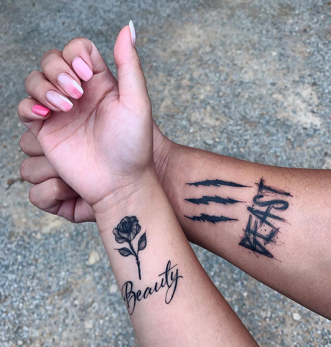 Wallpaper #_DF3NZMB5zzyi_yYnlbF85 10 Matching Tattoo Ideas for Couples