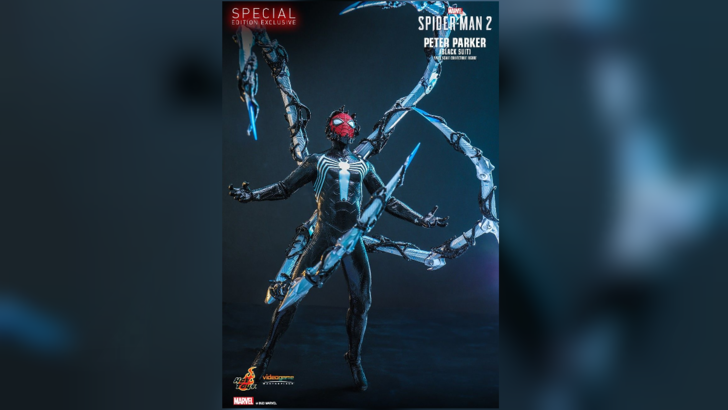 Wallpaper #_bgz2JIBJvJKYCmEJObp271 Marvel Spider Man 2 Black Suit Figure by Hot Toys Available for the