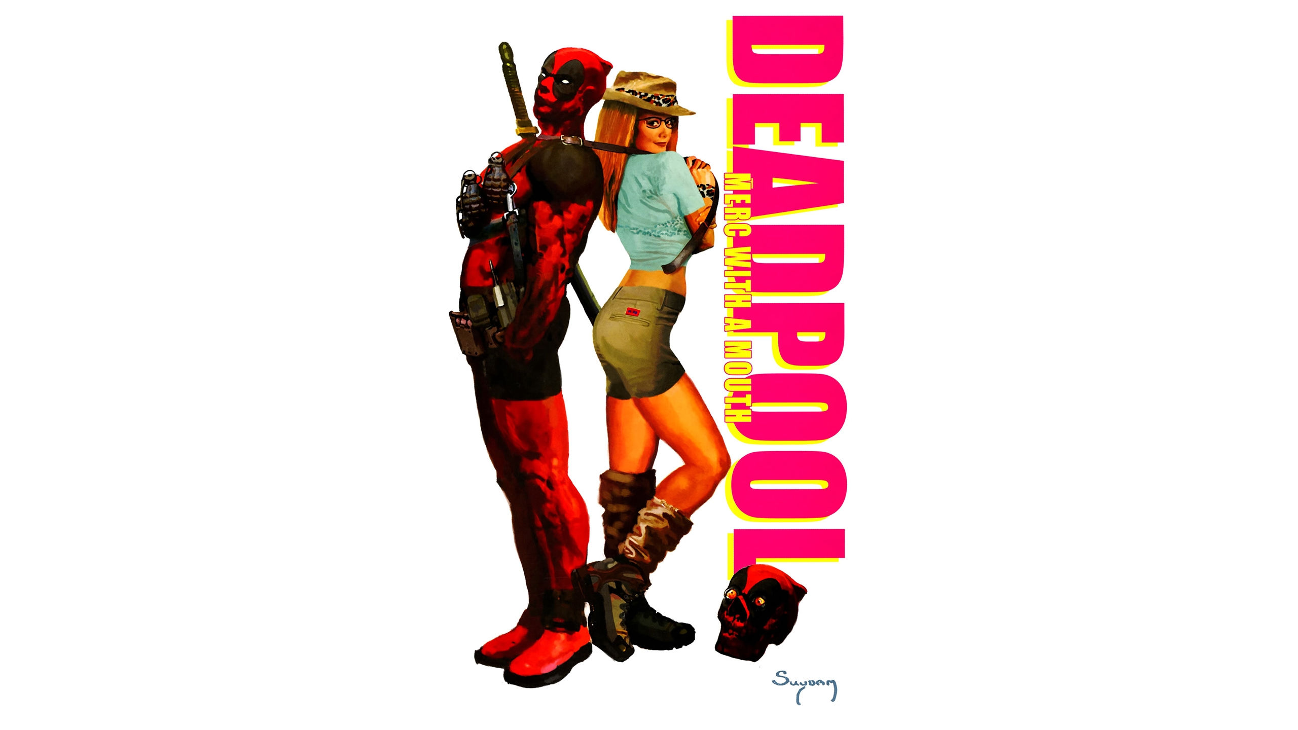 Wallpaper #Pmet-5IBSpphPi3-6ZVU264 Download Comic Deadpool HD Wallpaper