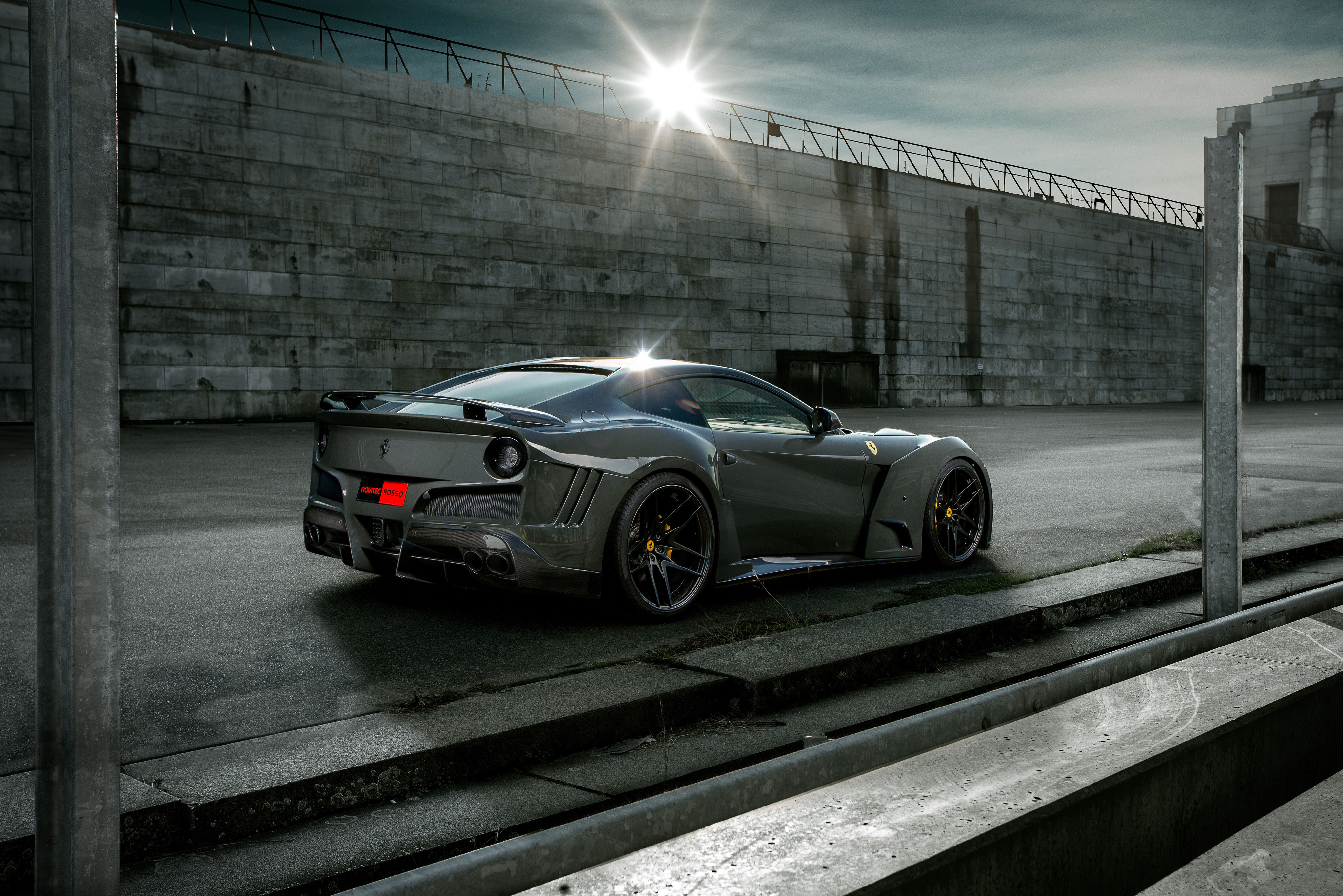 Wallpaper #QEVOjI4B7YBJg1BV7Zxm47 2016 Novitec Rosso Ferrari F12 Berlinetta