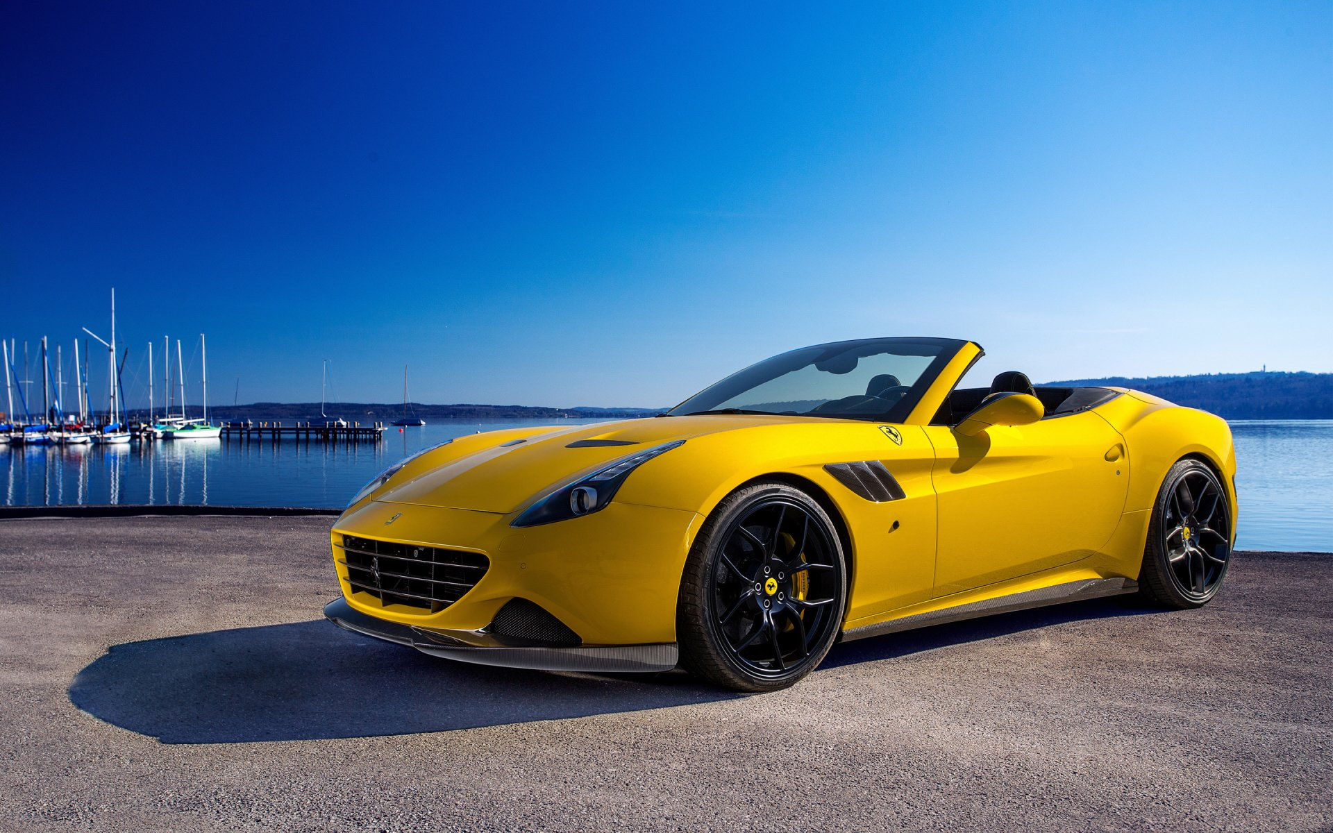 Wallpaper #uUVBl44B7YBJg1BVEqDP53 Yellow Ferrari California T Fondo De Pantalla HD Fondo De Escritorio