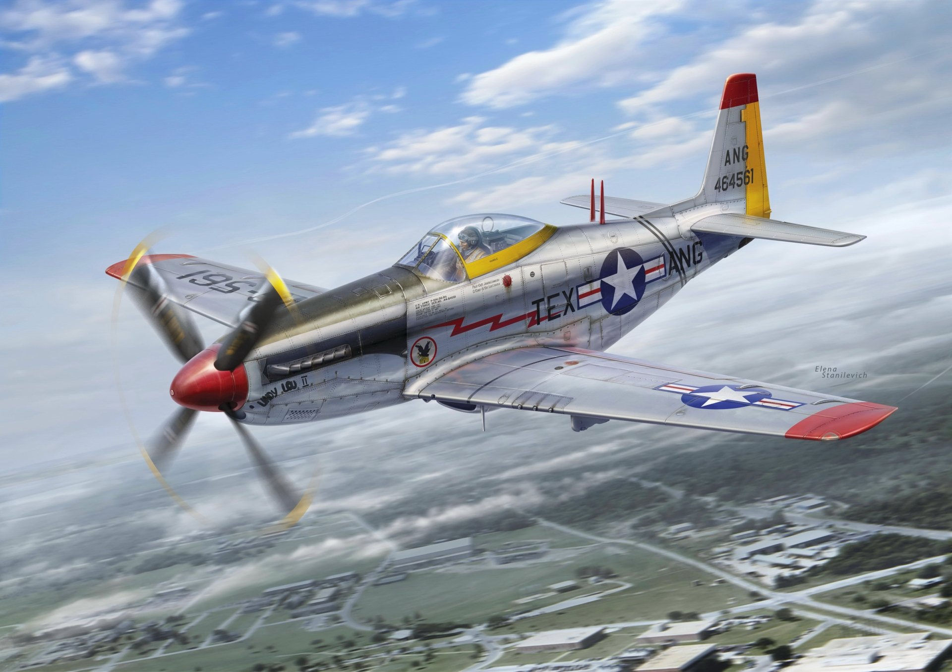 Wallpaper #57007 Aircraft P 51 Mustang Wallpaper 36347