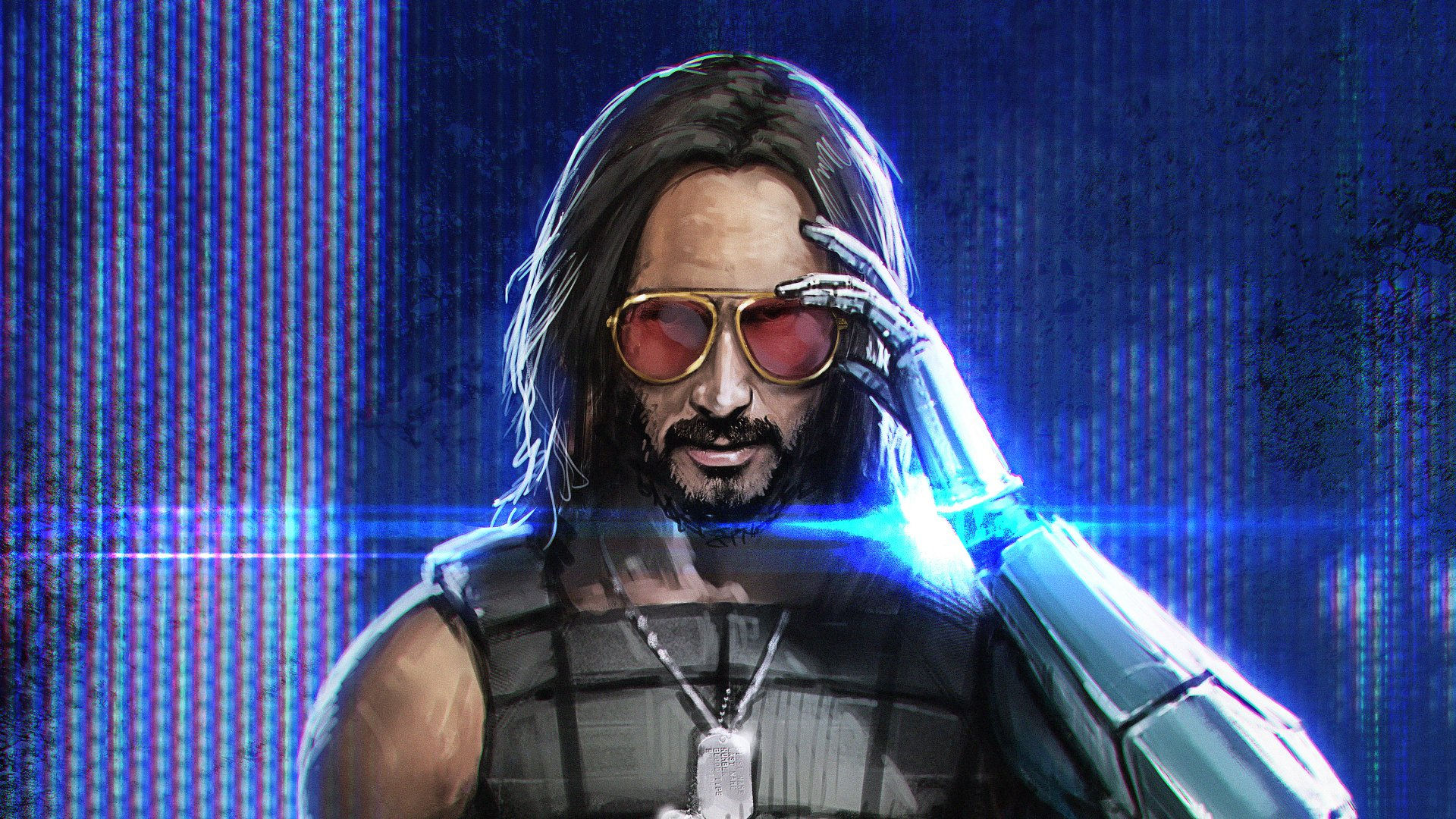 Wallpaper #_Wd9_pIBSpphPi3-Hp-I219 Download Johnny Silverhand Keanu Reeves Video Game Cyberpunk 2077 HD