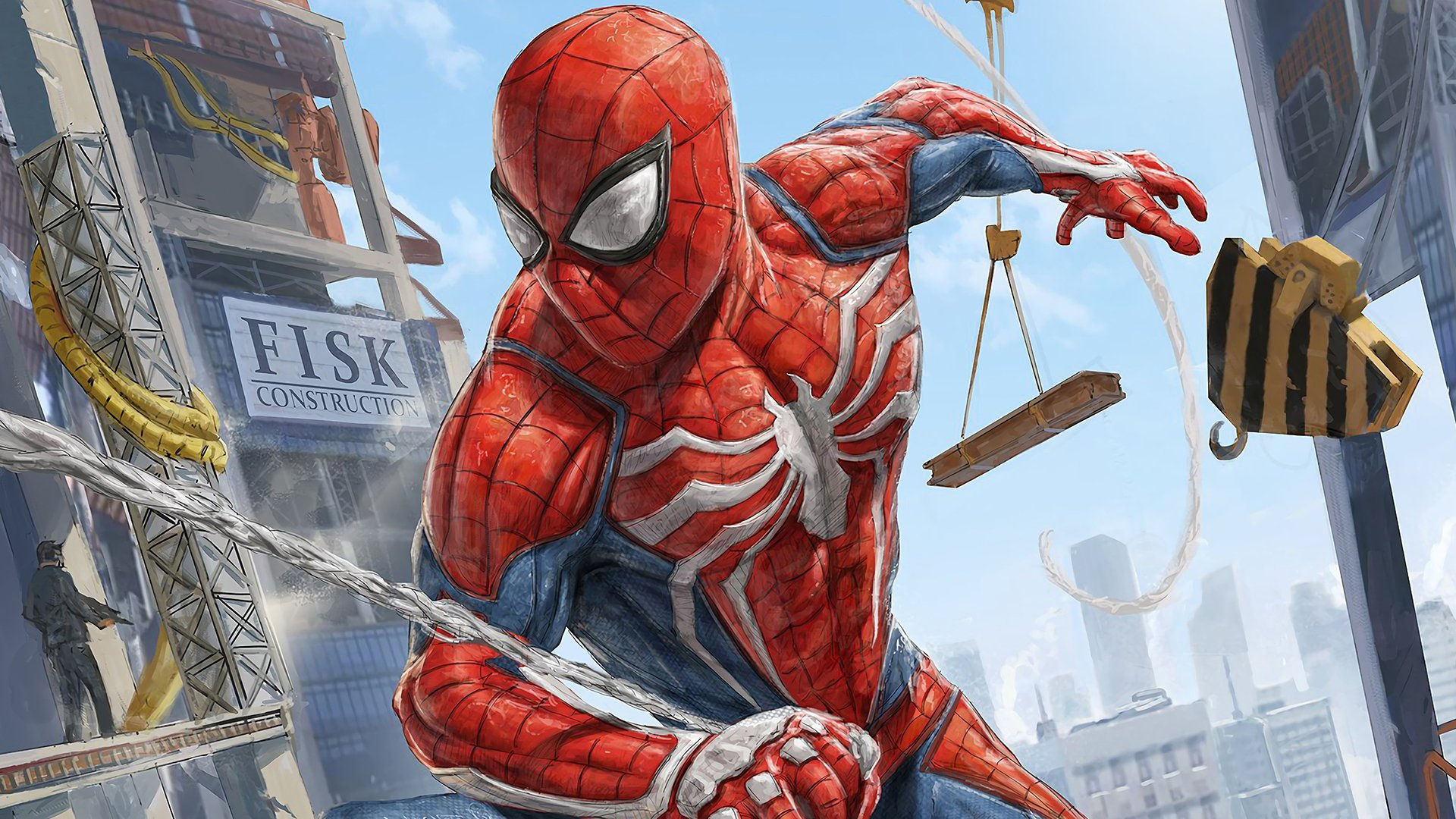 Wallpaper #3EDdMJMBJhL2WPbanMOc70 Download Video Game Spider Man PS4 HD Wallpaper