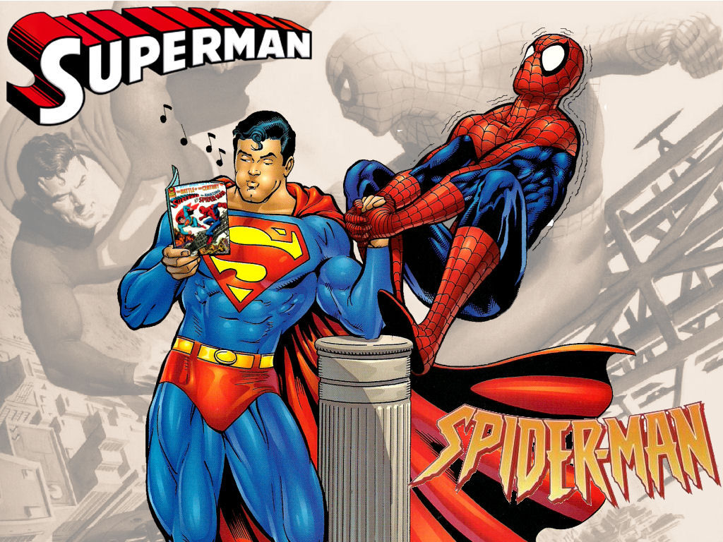 Wallpaper #MxkUE48BtGB6xQ78bmVv46 Superman vs Spiderman Wp 1 by Superman8193d3dt53g Superman