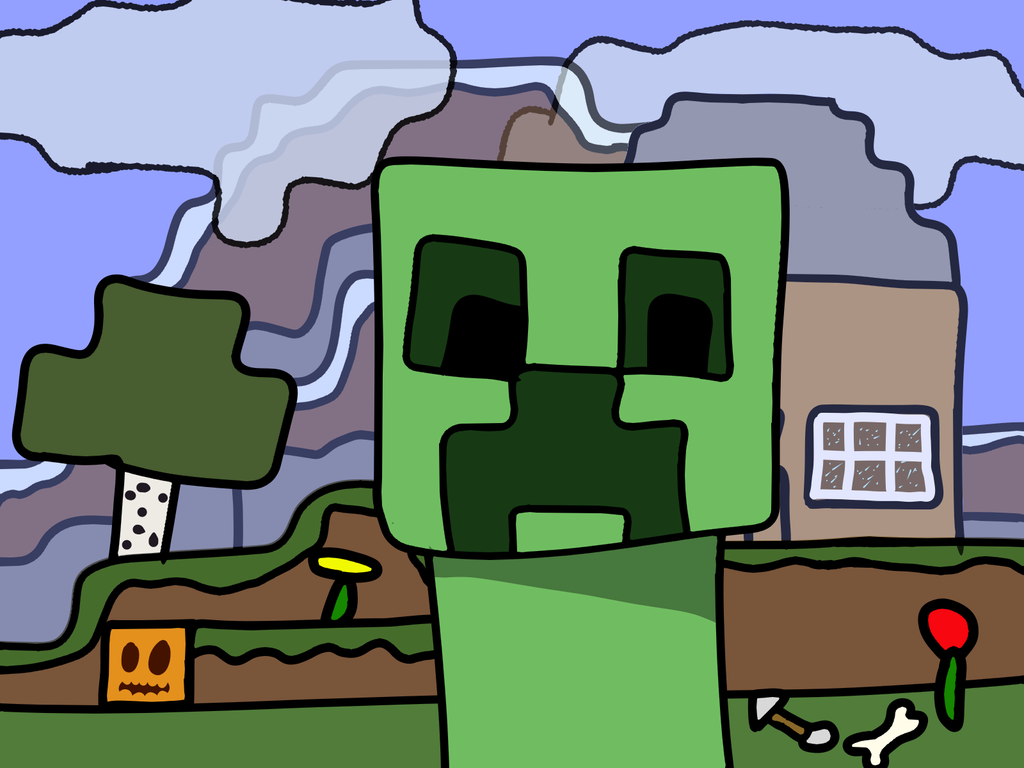 Wallpaper #YxmXDo8BtGB6xQ78MFo39 Minecraft Creeper by Maxfire548 on Deviantart