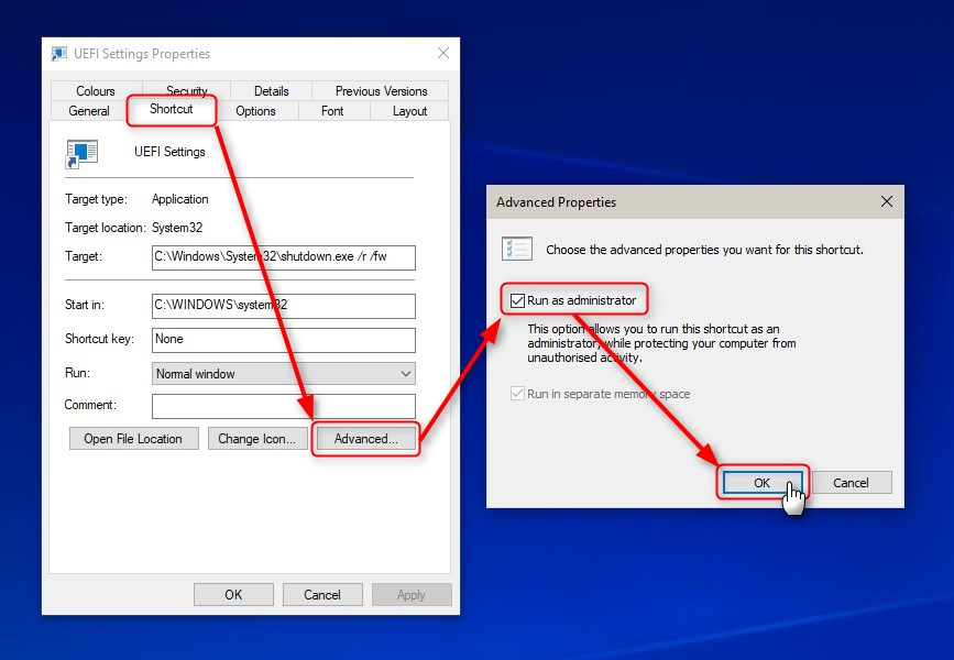 Wallpaper #57kc35IBJvJKYCmECgjQ111 Create Shortcut to Boot to Uefi Firmware Settings in Windows 10 Tutorials
