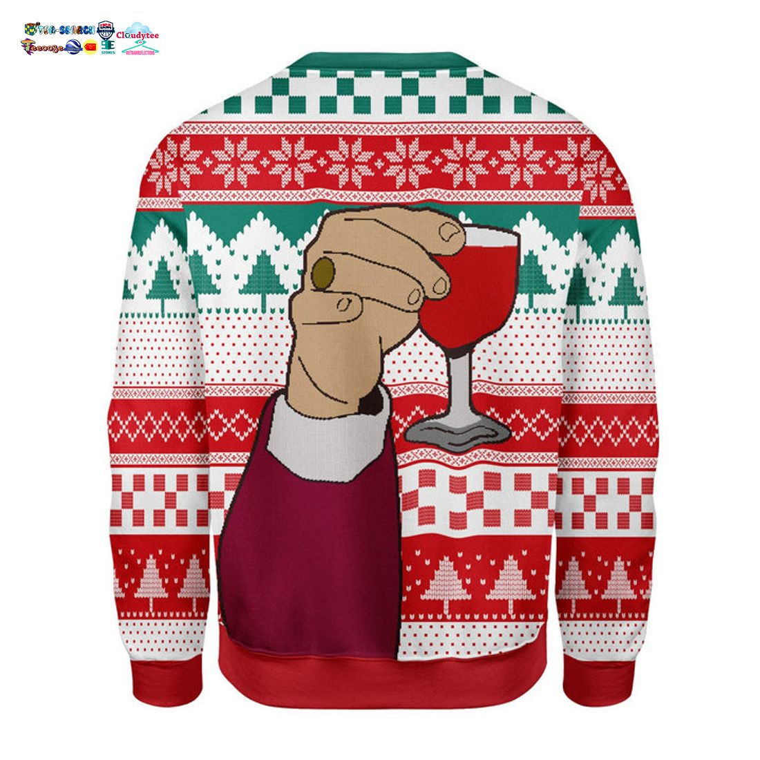 Wallpaper #GGcJ7ZIBSpphPi3-z1bZ260 Hot Hand Leonardo Dicaprio Meme Ugly Christmas Sweater