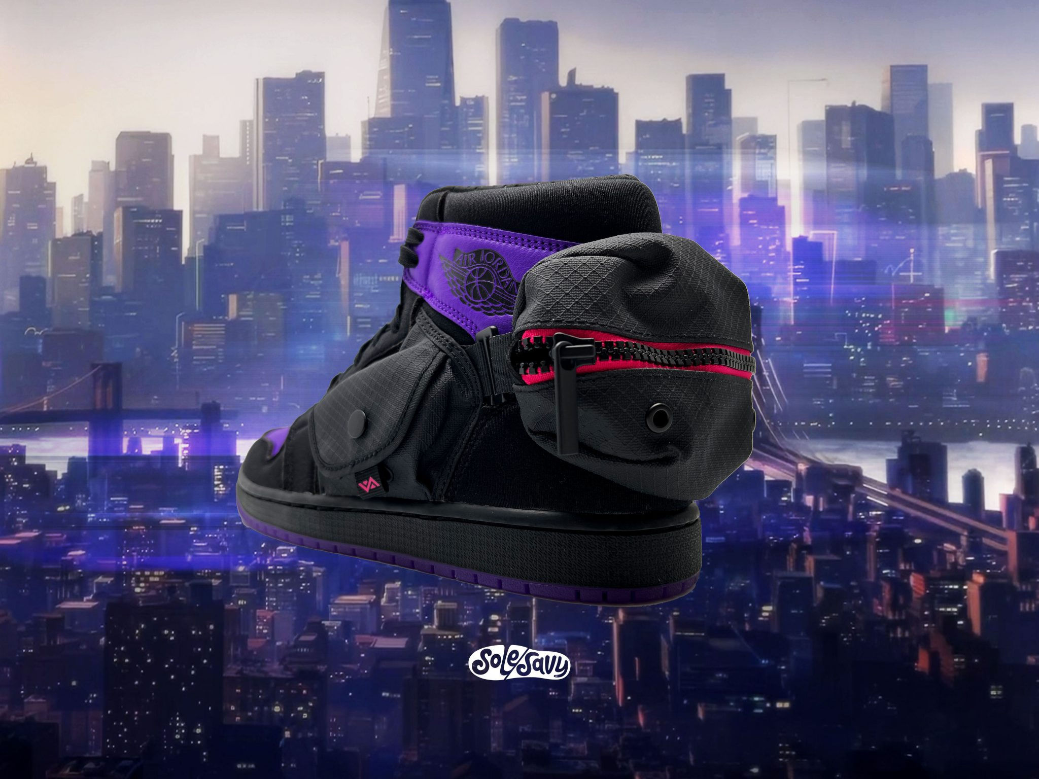 Wallpaper #74D73 Air Jordan 1 Retro High Og Spiderman Level Up