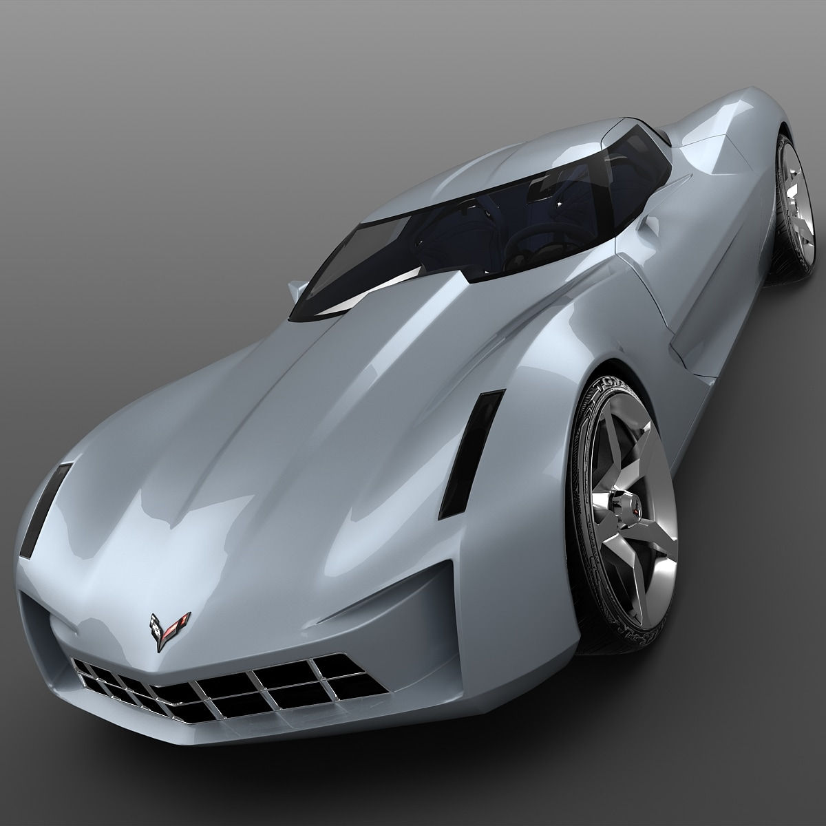 Wallpaper #UDGVNZMB5zzyi_yYbVdq18 Obj Corvette Stingray Concept Car