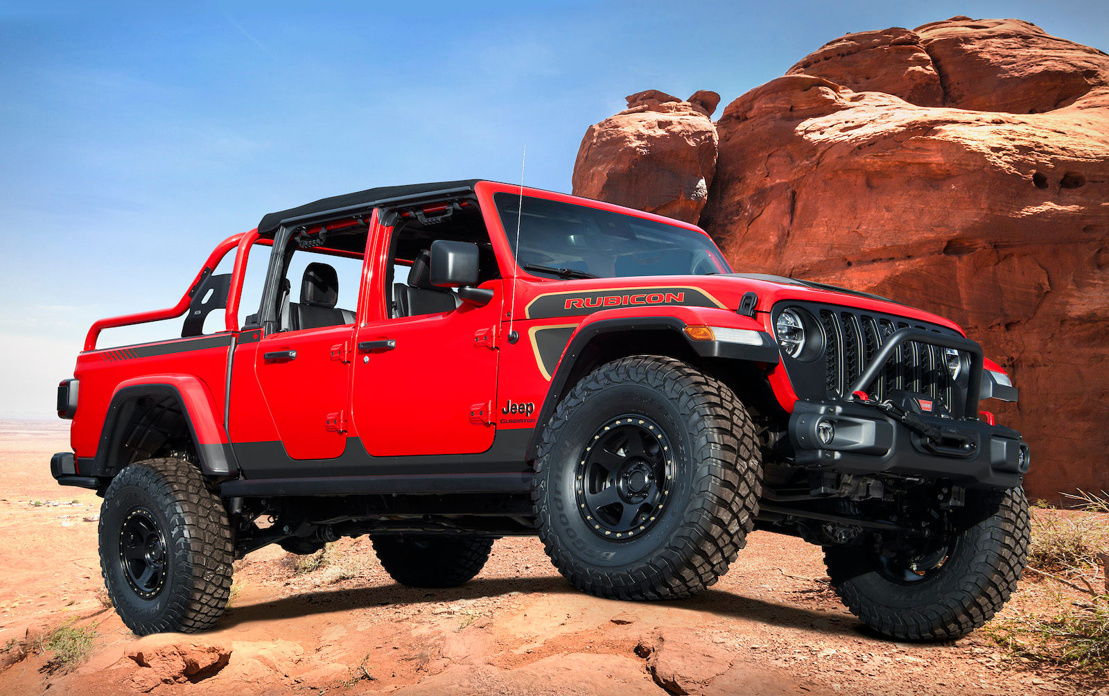 Wallpaper #JzXdkZcBk_lpvpalgJQP181 Gladiator Rubicon Red Bare Easter Jeep Safari Concept Previewed with
