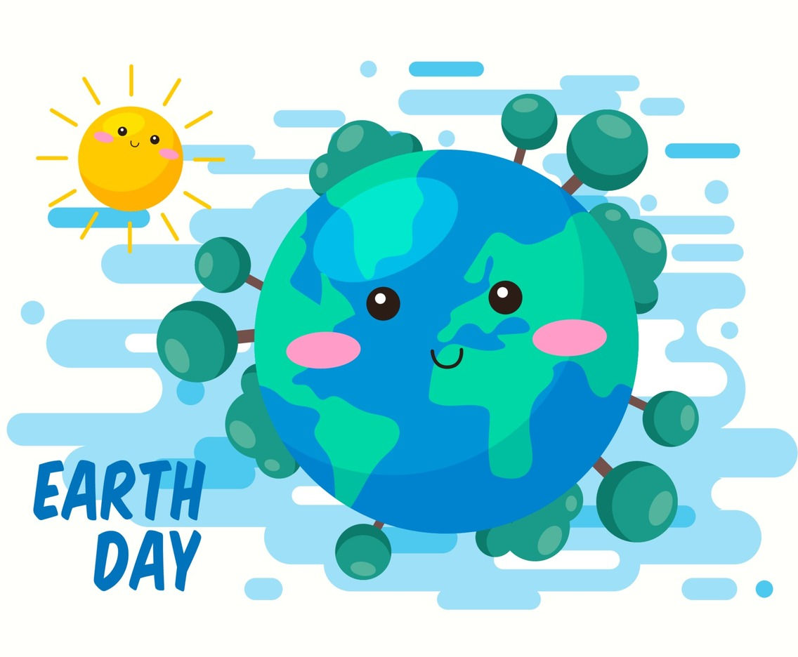 Wallpaper #1f9f2 Earth Day Free Vector Icon Hand Holding Plant with Earth Background