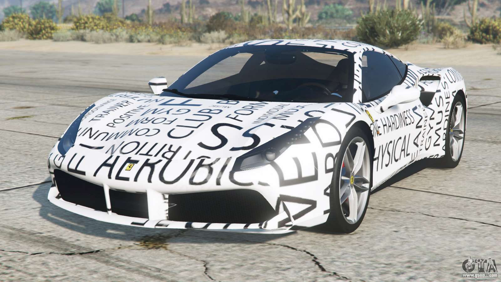 Wallpaper #S__3a5MB3lSXT3zUkOkz74 Ferrari 488 Gtb Athens Gray for Gta 5