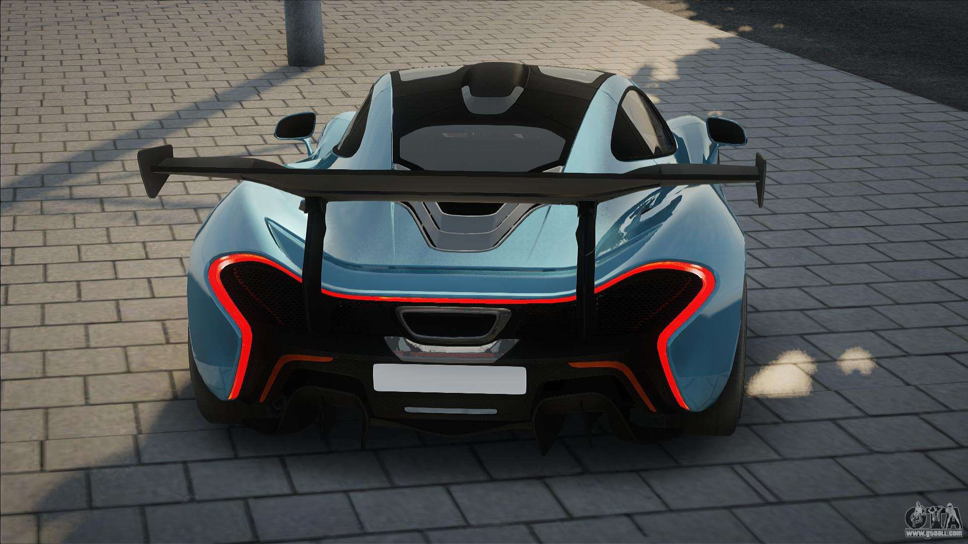 Wallpaper #6vQWOpMBKFX8bn3rLHev157 Mclaren P1 Blue for Gta San Andreas