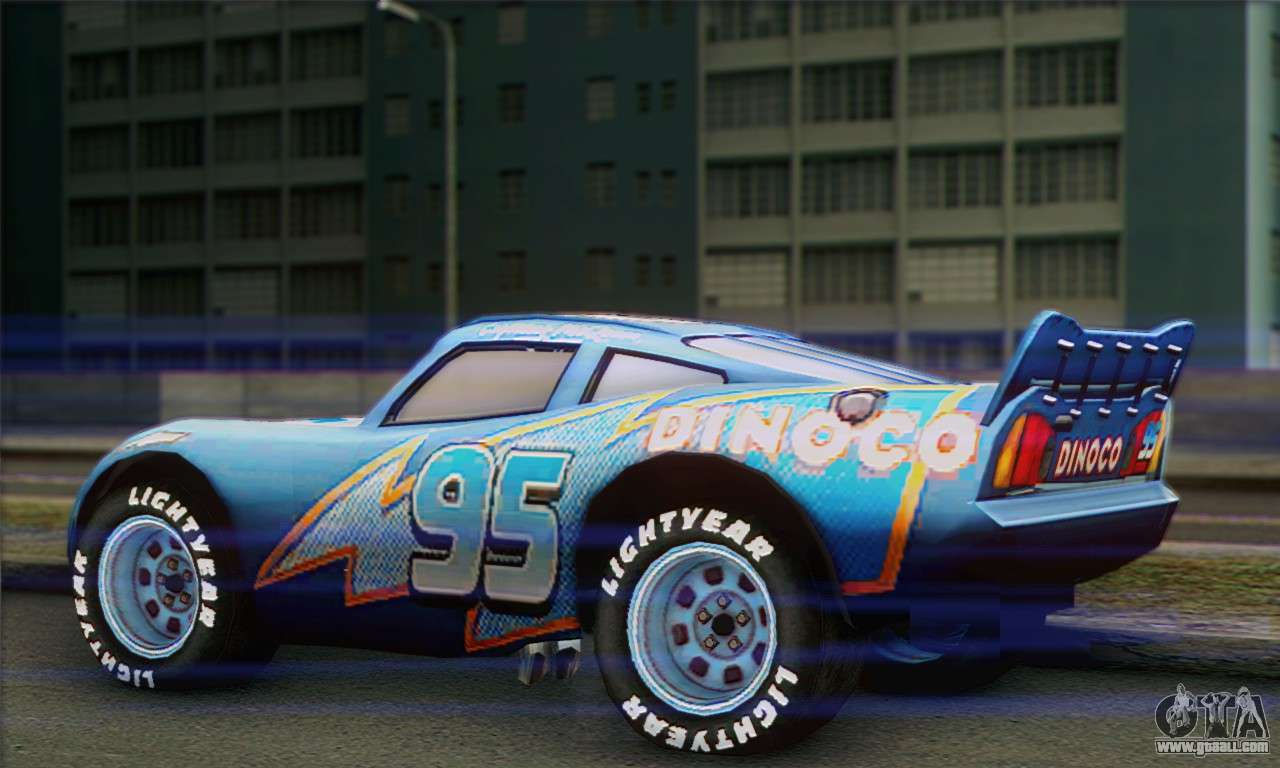 Wallpaper #G6leiZcBxbDgA0Rl7vB4165 Lightning Mcqueen Dinoco for Gta San Andreas