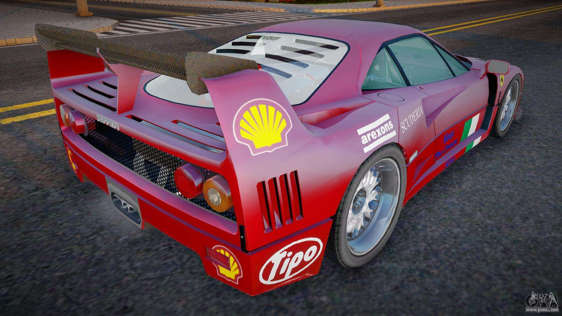 Wallpaper #53Nag44BFI5NbQksGBk238 1996 Ferrari F40 Gte for Gta San Andreas