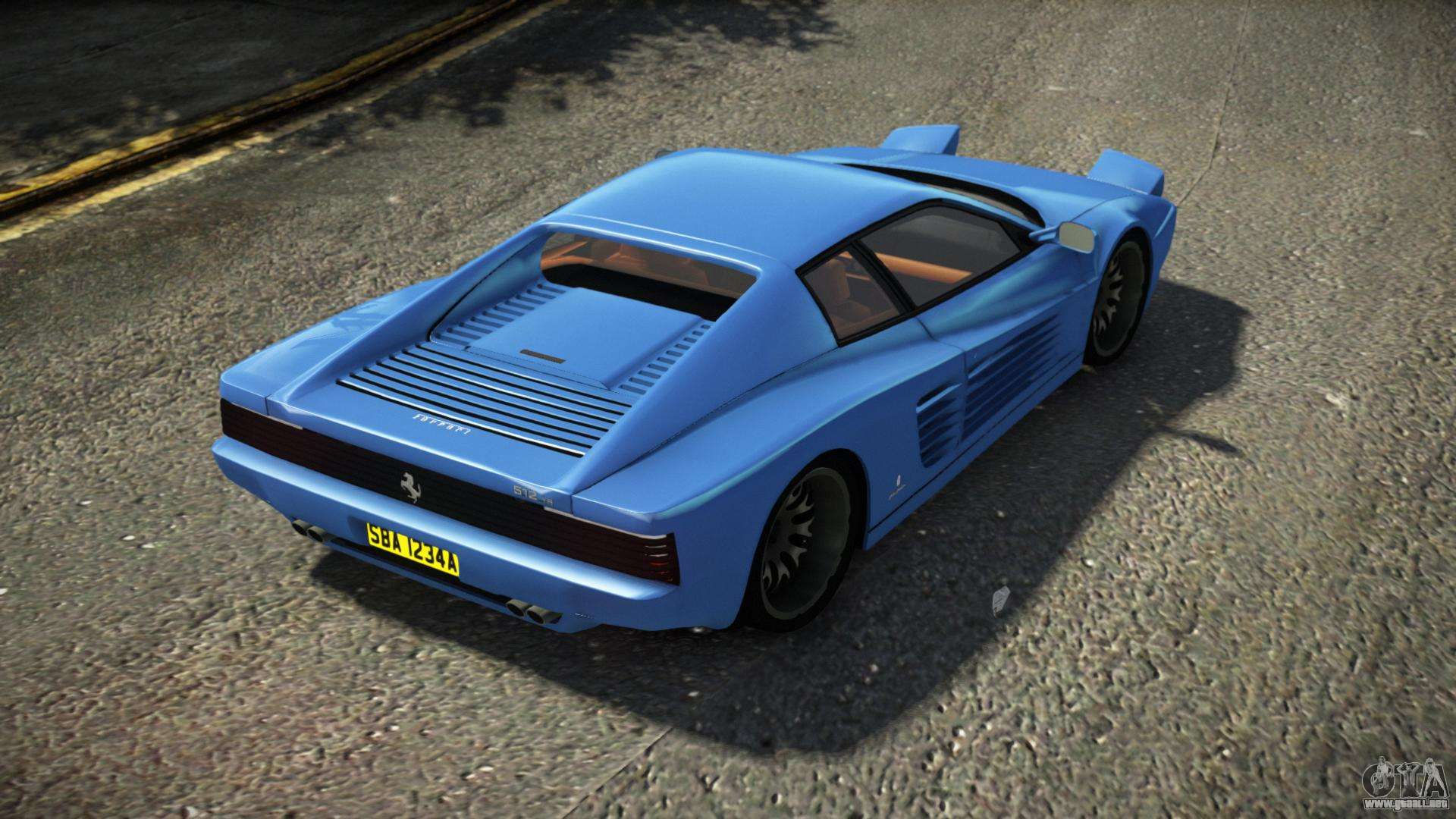 Wallpaper #B6WDOJMBVBiSkHCaMI7B465 Ferrari 512 Tr Yp Para Gta 4